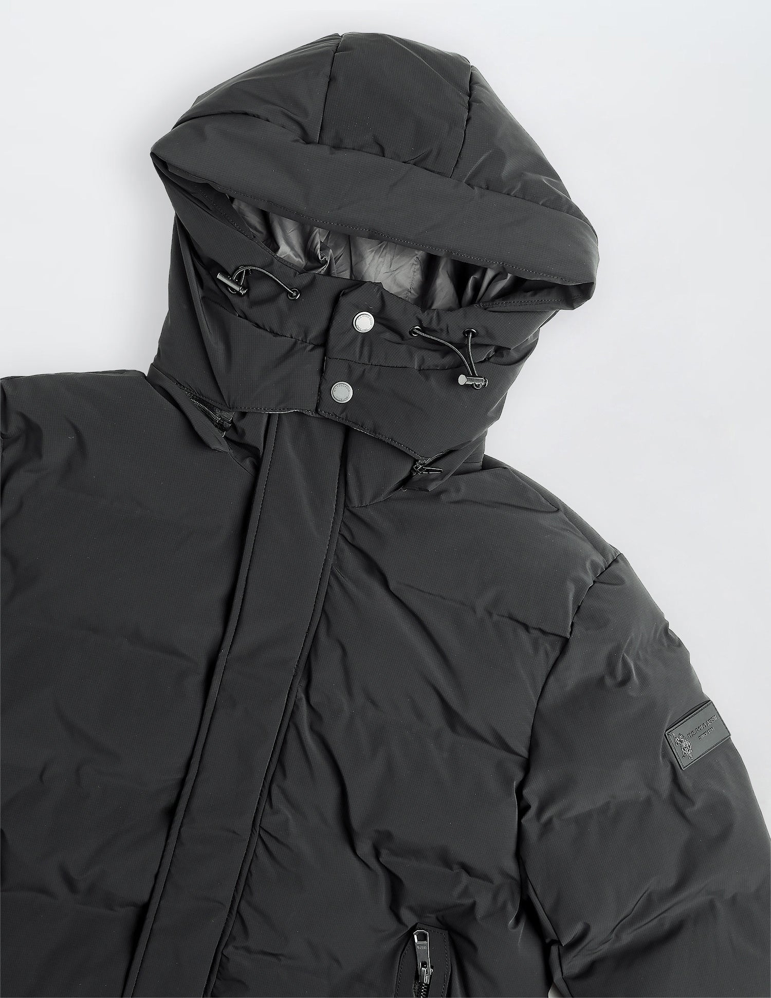 Detachable Hood Smartheat Jacket Black - U.S. POLO ASSN. | Large