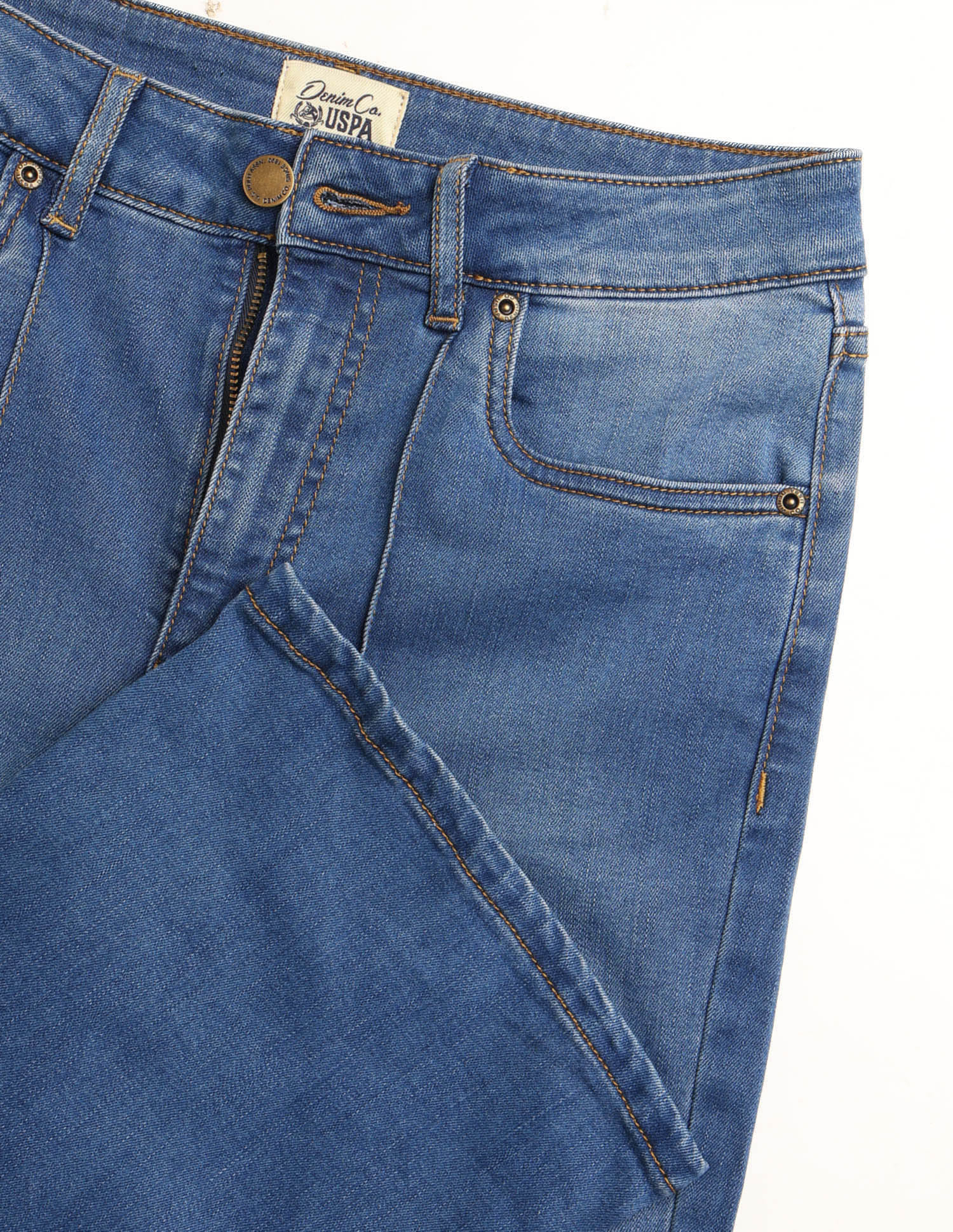 High Rise Bootcut Jeans Blue - U.S. Polo Assn. India | Large