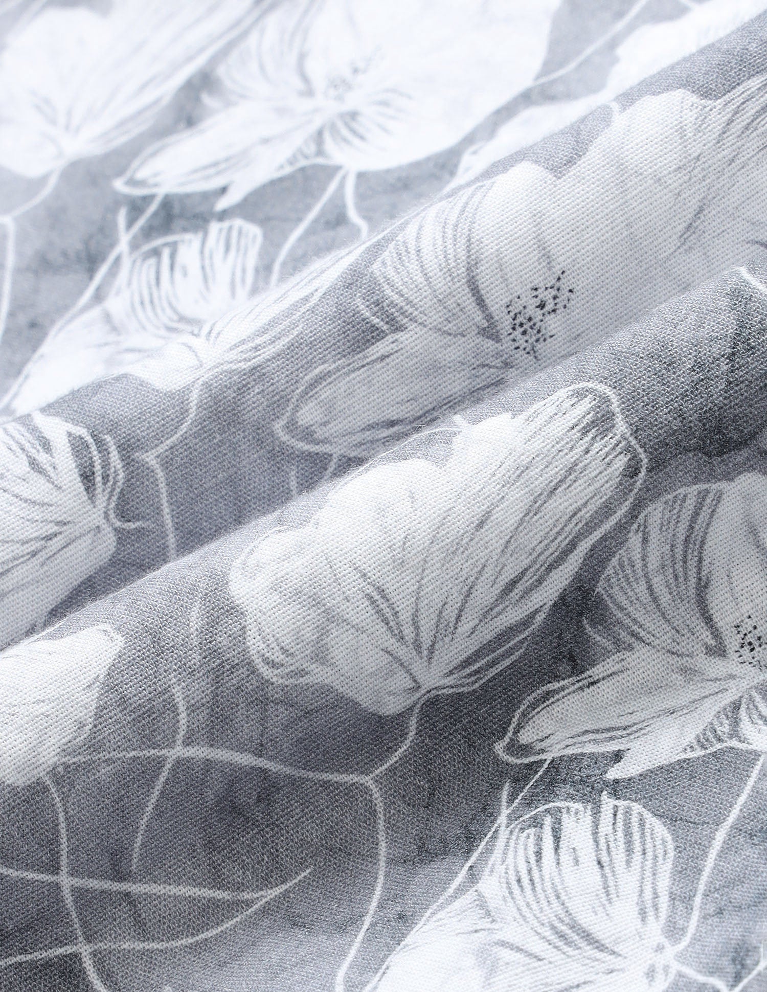 Floral Printed Regular Fit Shirt Grey - U.S. Polo Assn. India | Large