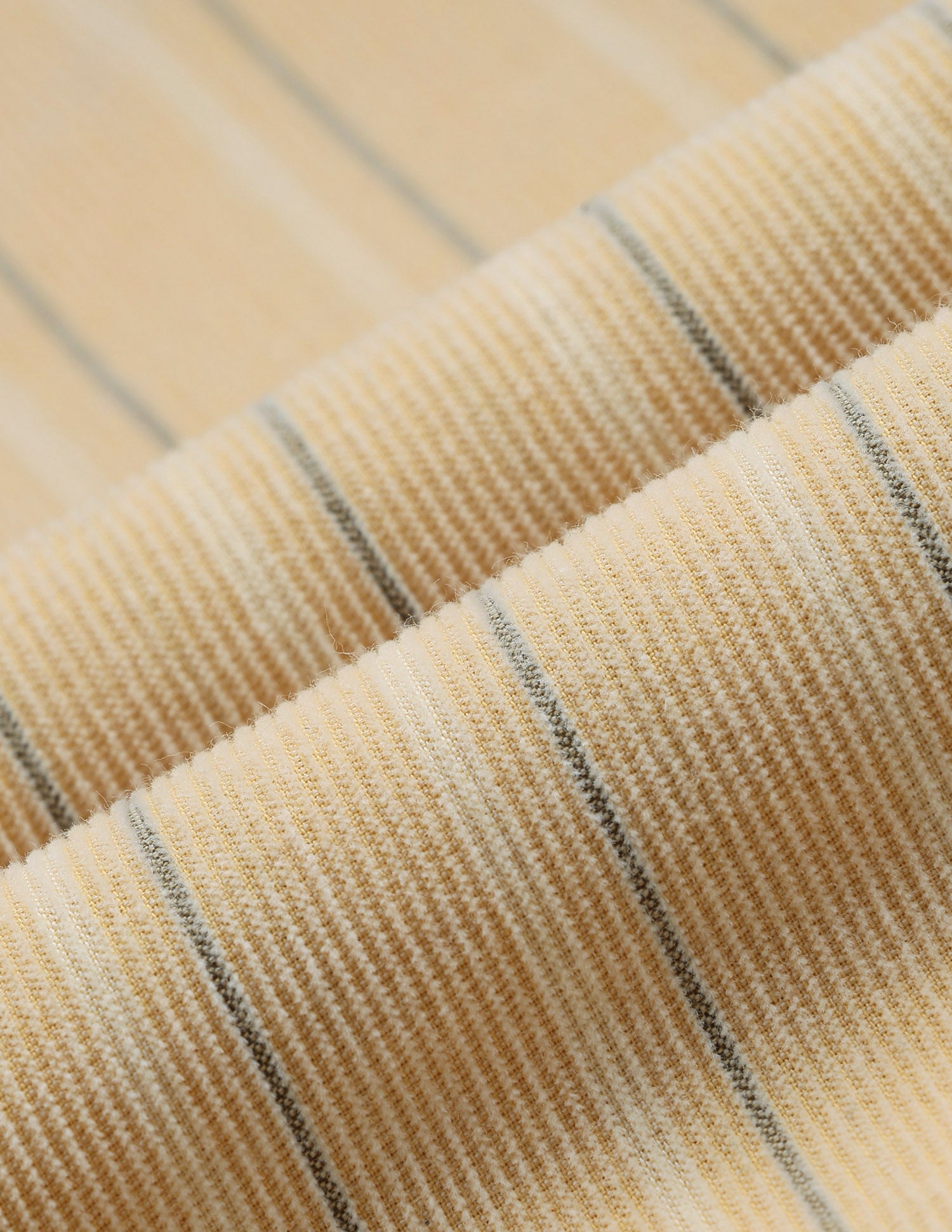 Corduroy Vertical Striped Shirt Light Yellow - U.S. Polo Assn. India | Large