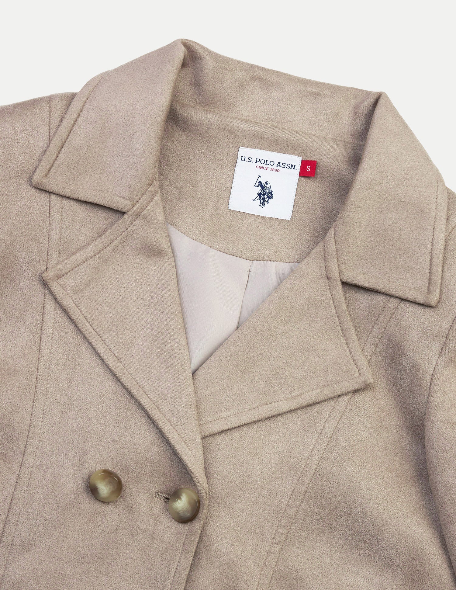 Solid Longline Jacket Beige - U.S. Polo Assn. India | Large