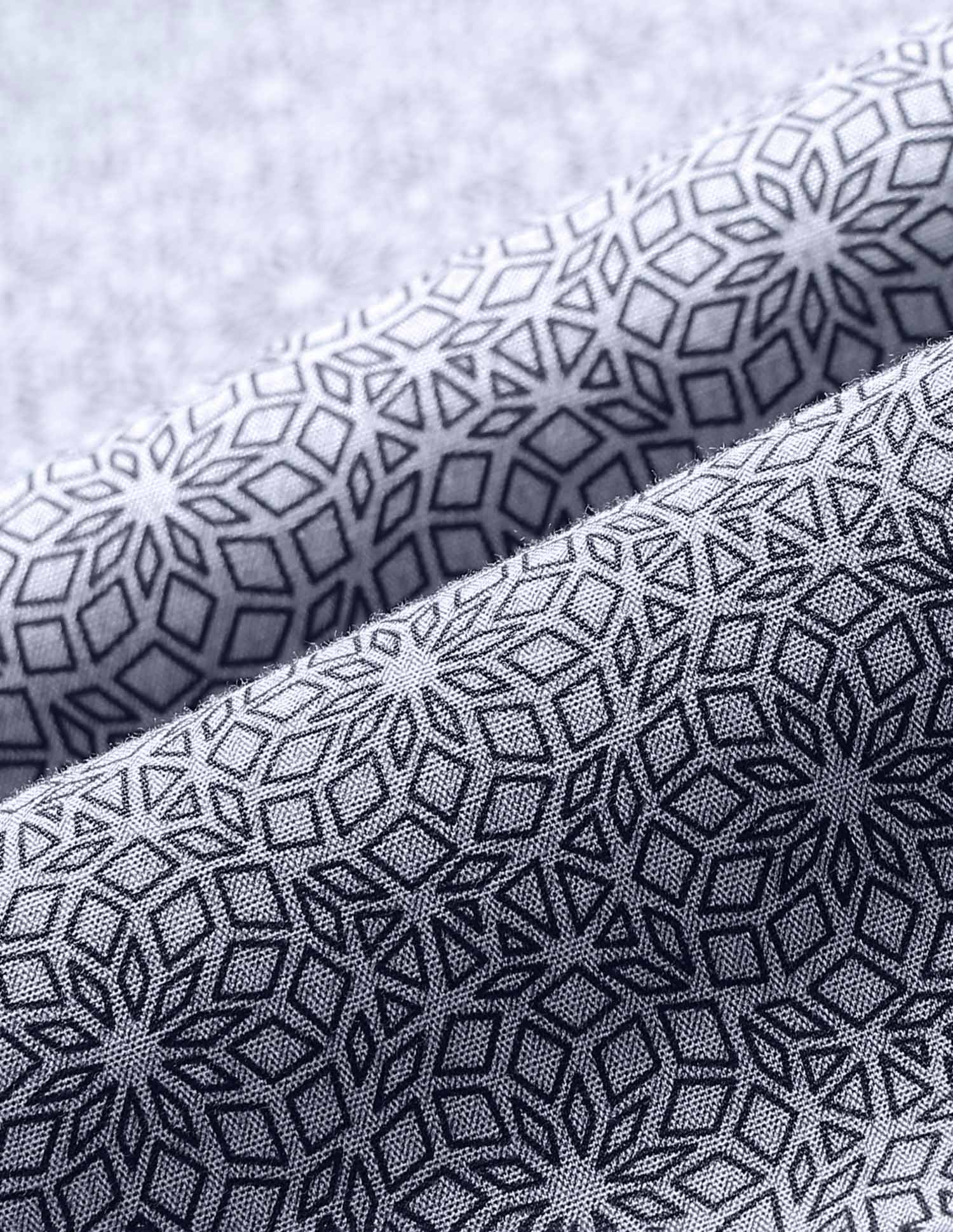 Geometric Printed Tailored Fit Shirt Navy - U.S. POLO ASSN. | Large