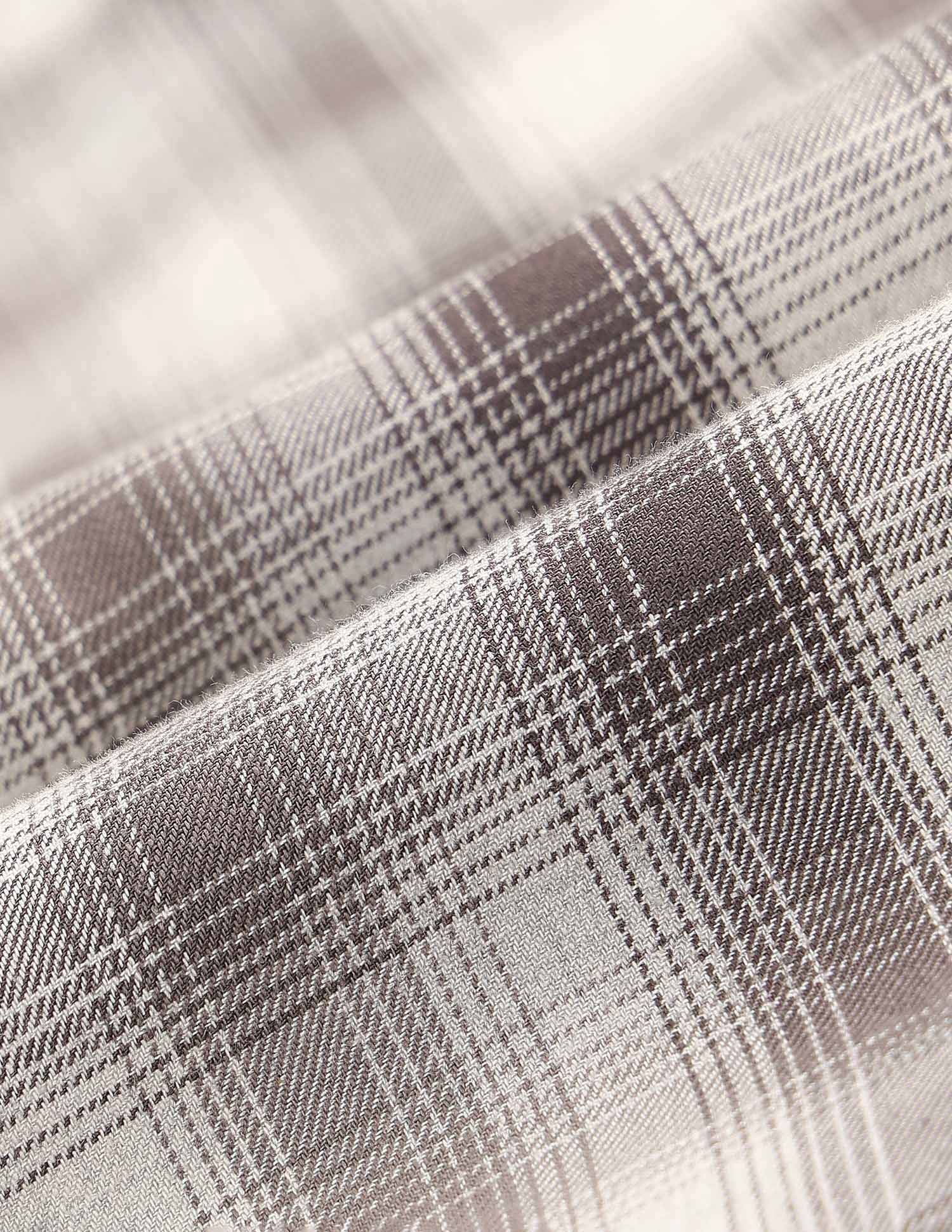 Tartan Checked Twill Shirt Choco - U.S. POLO ASSN. | Large