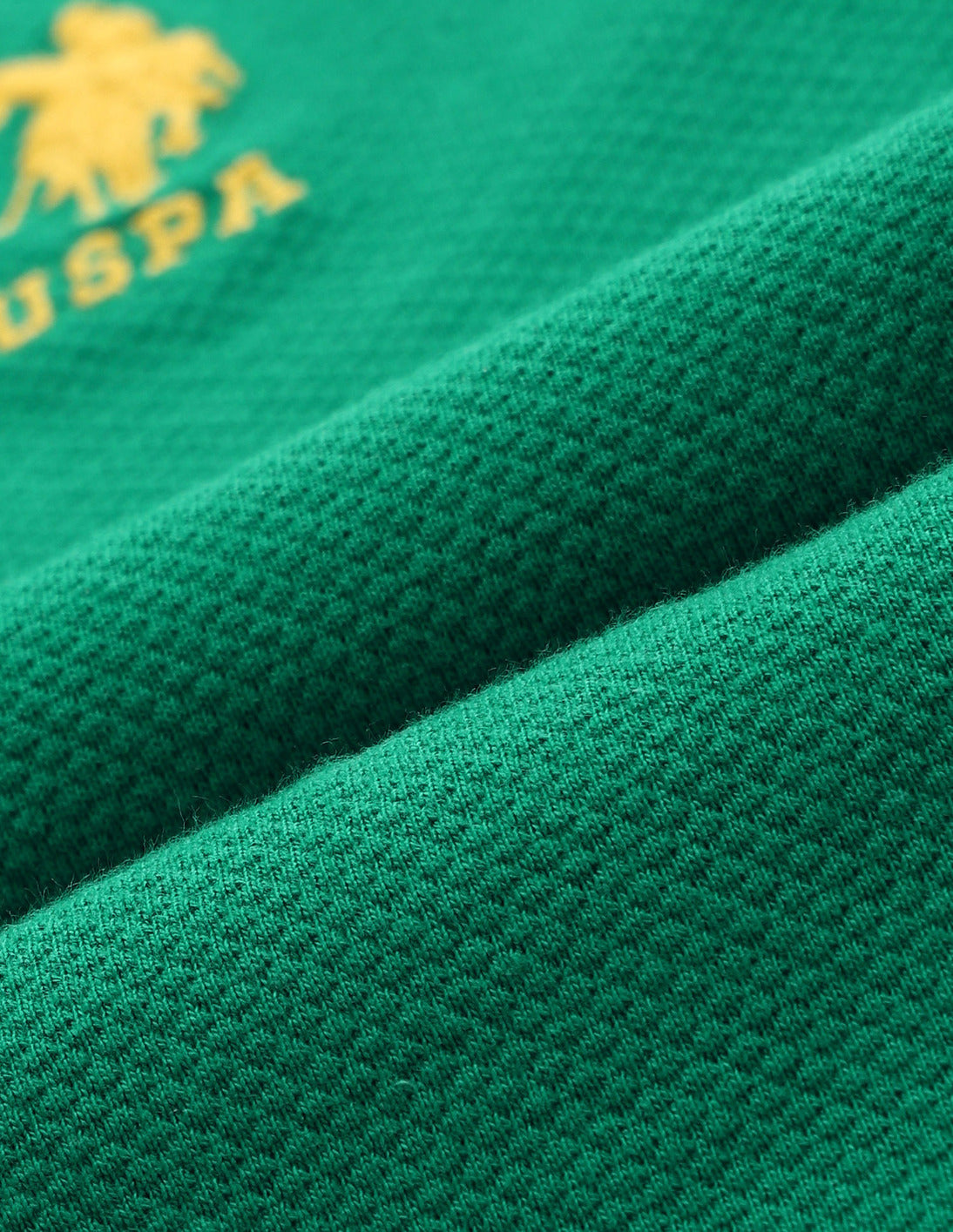 Regular fit Solid Polo Shirt Green - U.S. POLO ASSN. | Large