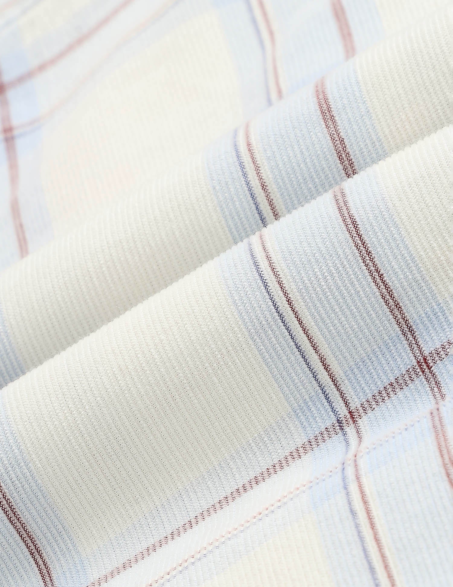 Boys Plaid Checked Corduroy Shirt Off White - U.S. POLO ASSN. | Large