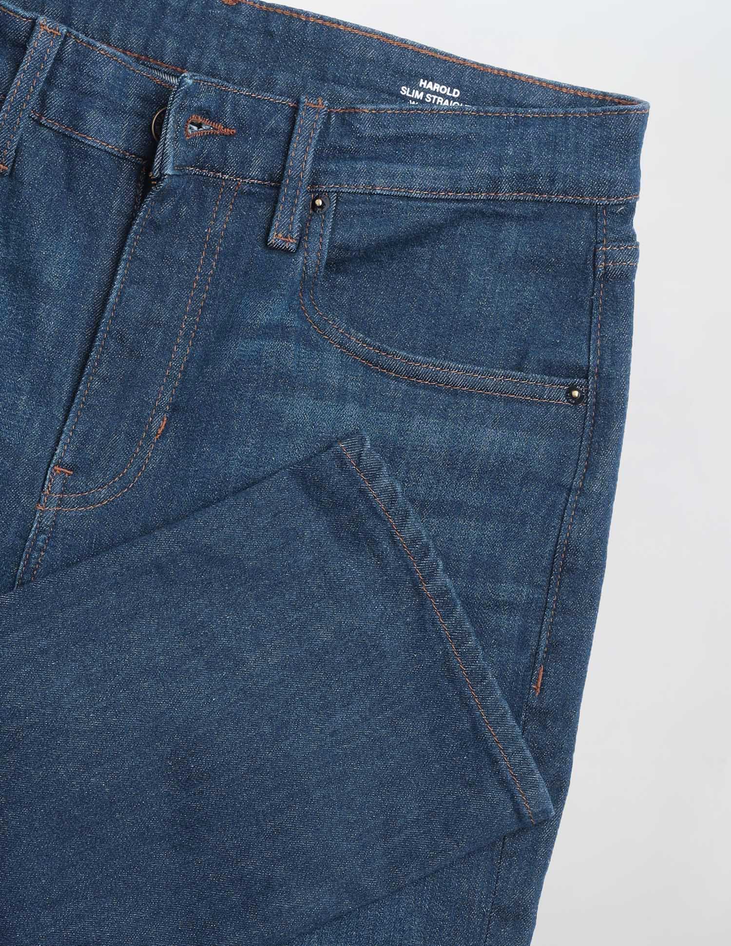 Mid Rise Harold Slim Straight Fit Jeans Light Blue - U.S. Polo Assn. India | Large