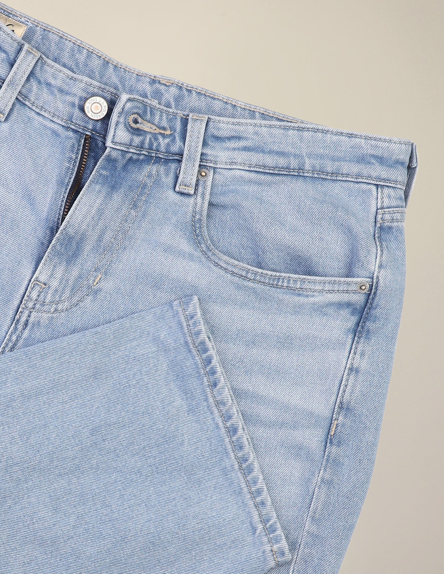 Shawn Relaxed Fit Blue Jeans Light Blue - U.S. Polo Assn. India | Large