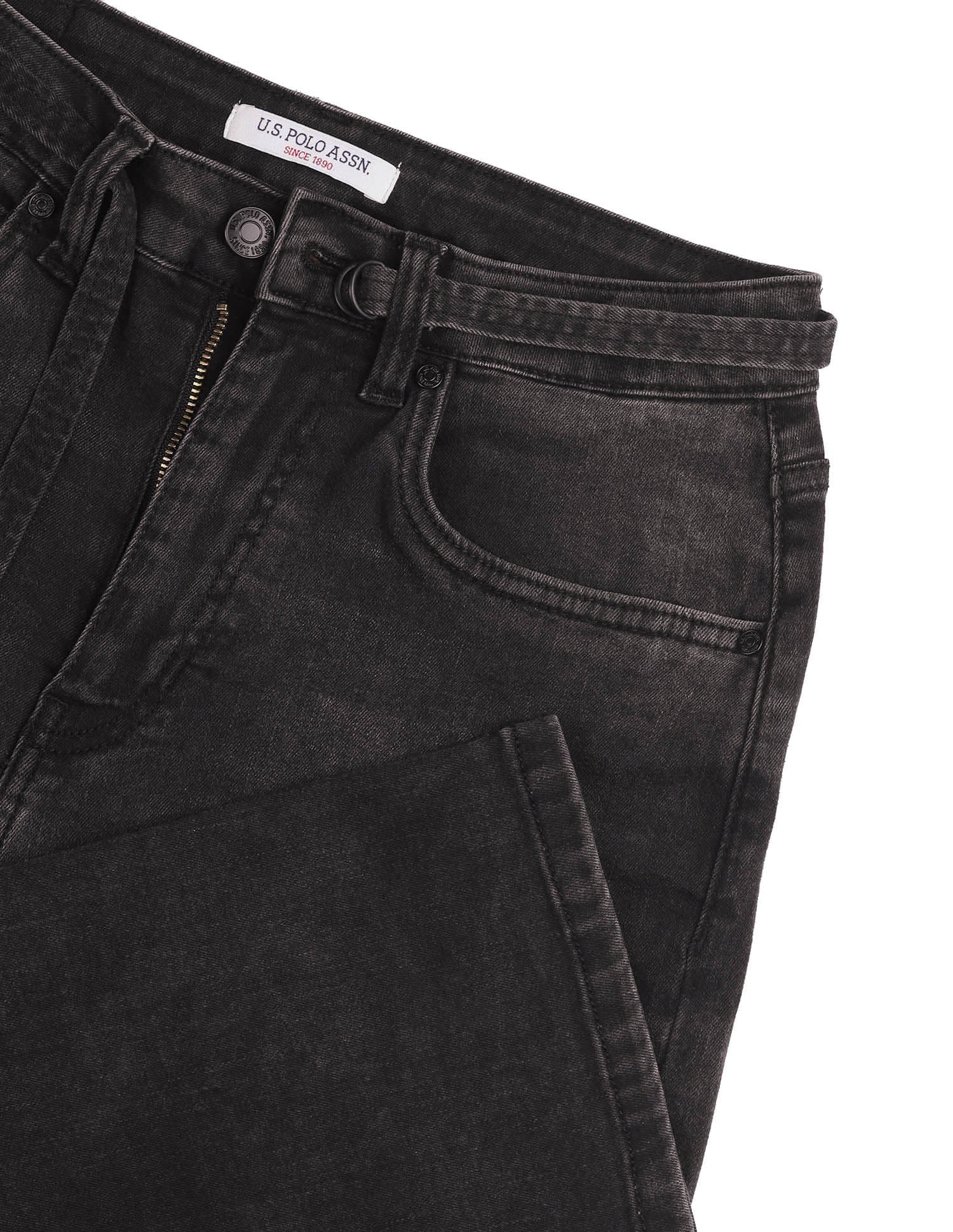 High Rise Straight Fit Charcoal - U.S. POLO ASSN. | Large