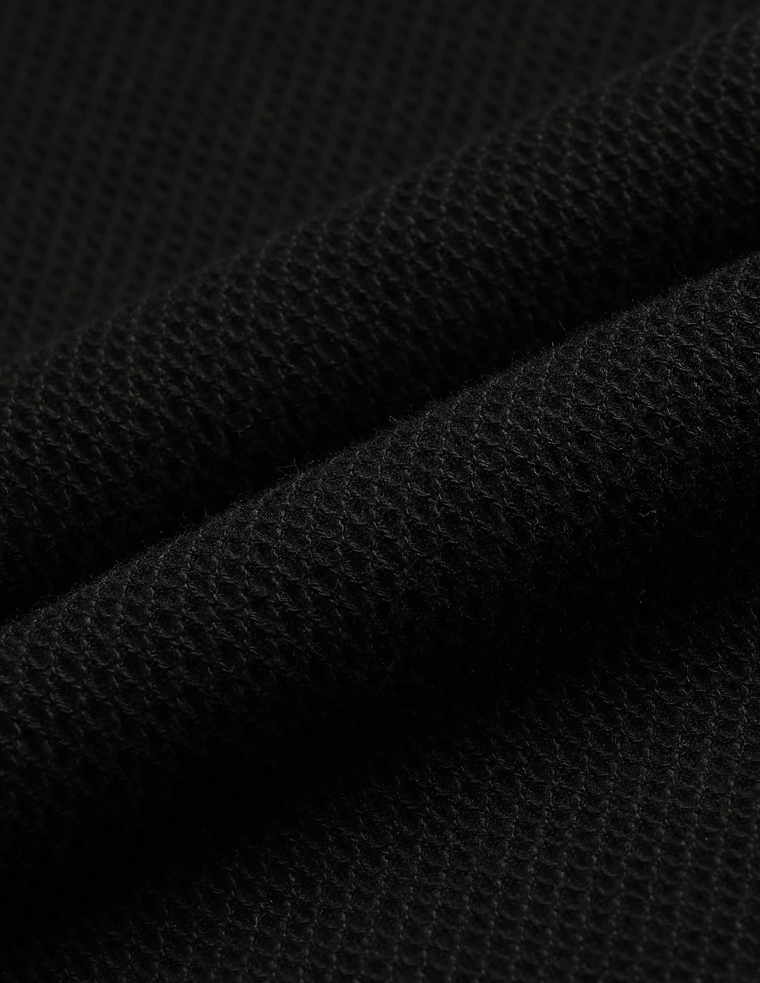 Textured Motel On The Coast Polo Shirt Black - U.S. Polo Assn. India | Large