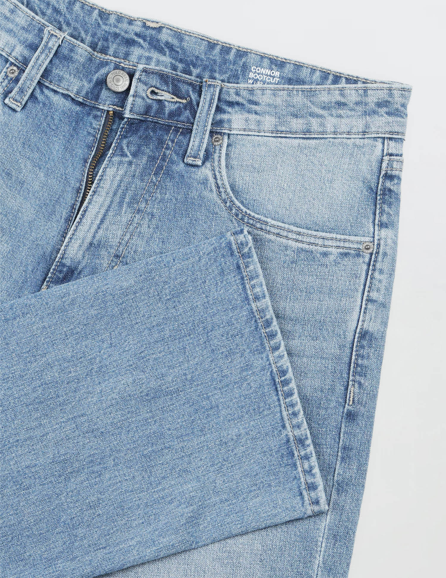 Solid Bootcut Jeans Blue - U.S. Polo Assn. India | Large