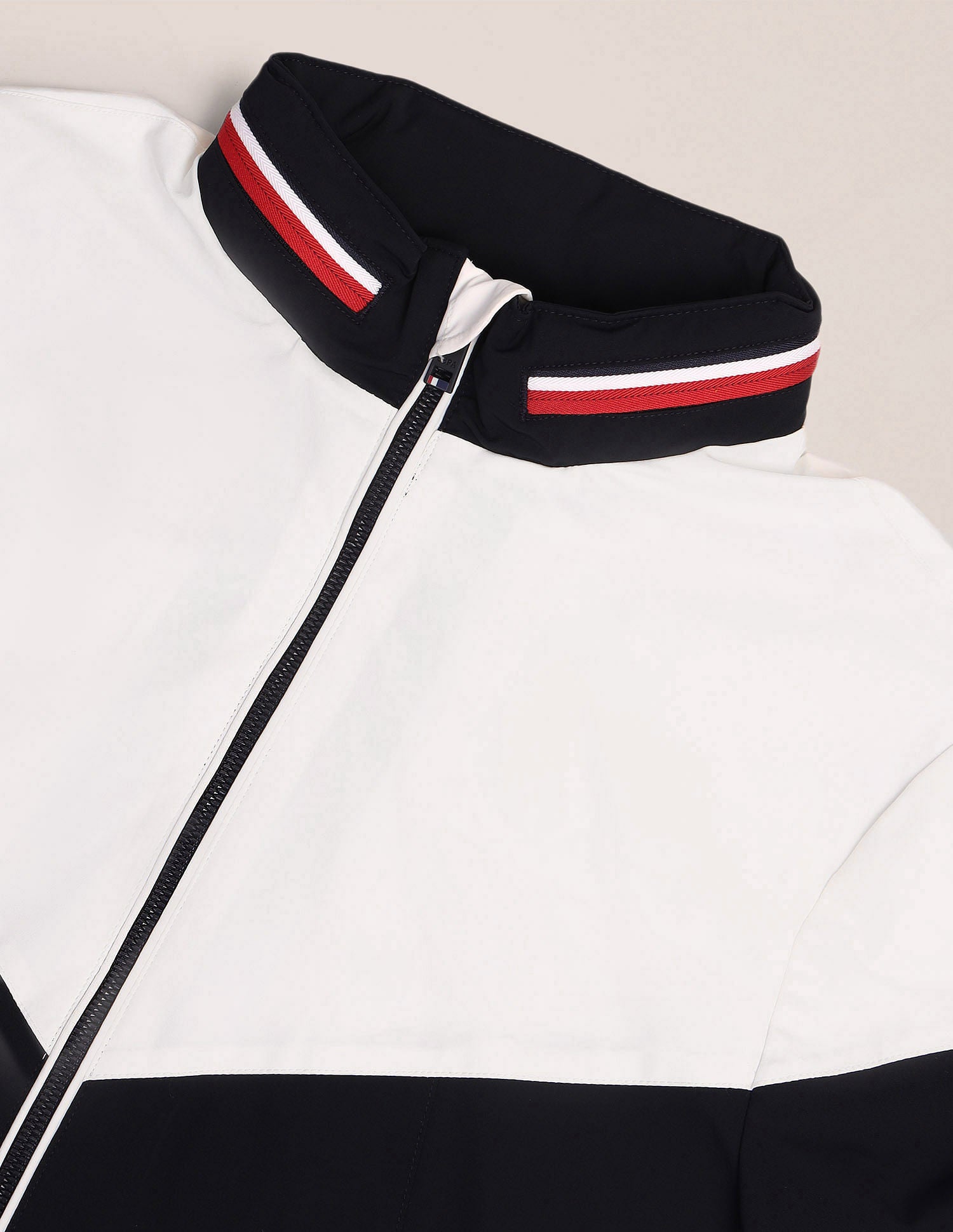 Regular Fit Colourblocked Bomber Jacket White - U.S. POLO ASSN. | Large