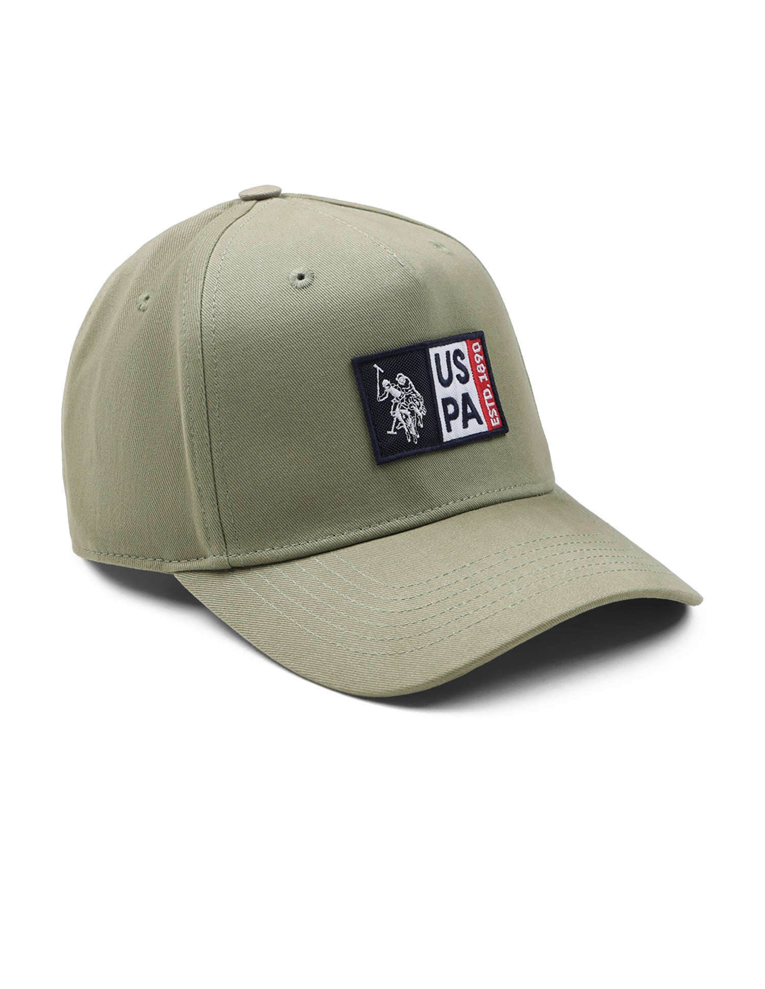 Brand Appliqued Twill Cap Light Olive - U.S. Polo Assn. India | Large