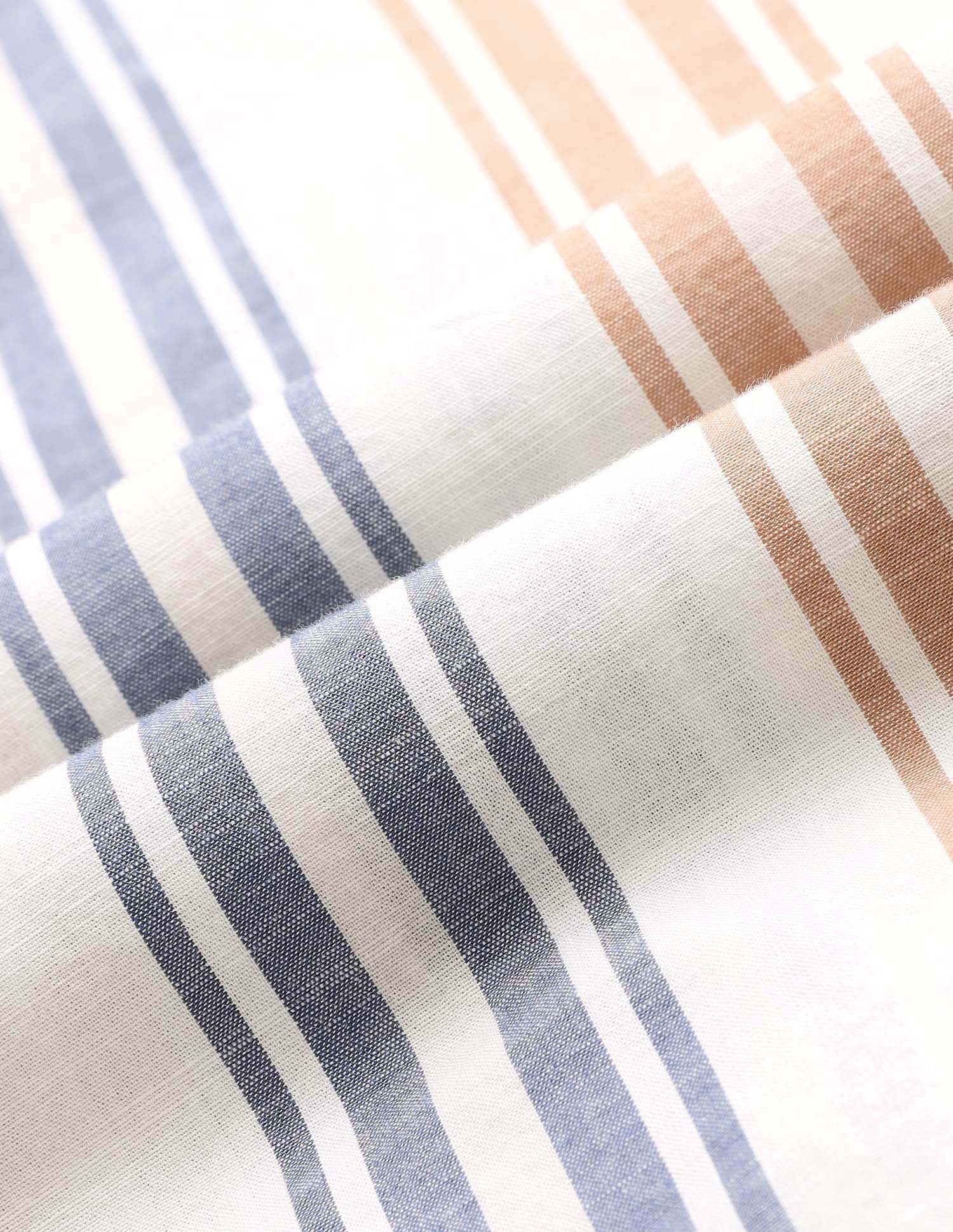 Vertical Striped Pure Cotton Shirt Navy - U.S. Polo Assn. India | Large