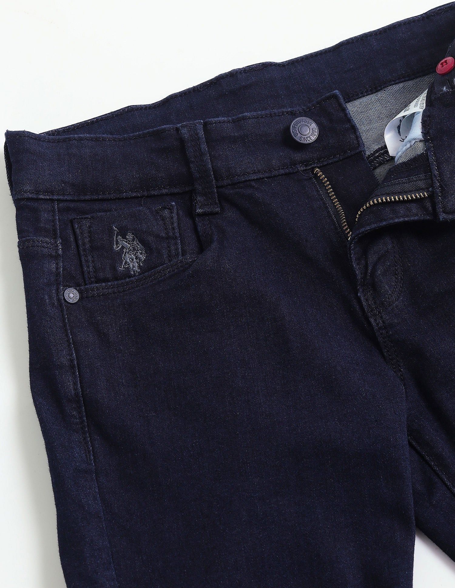 Boys Boot Cut Blue Jeans Blue - U.S. POLO ASSN. | Large