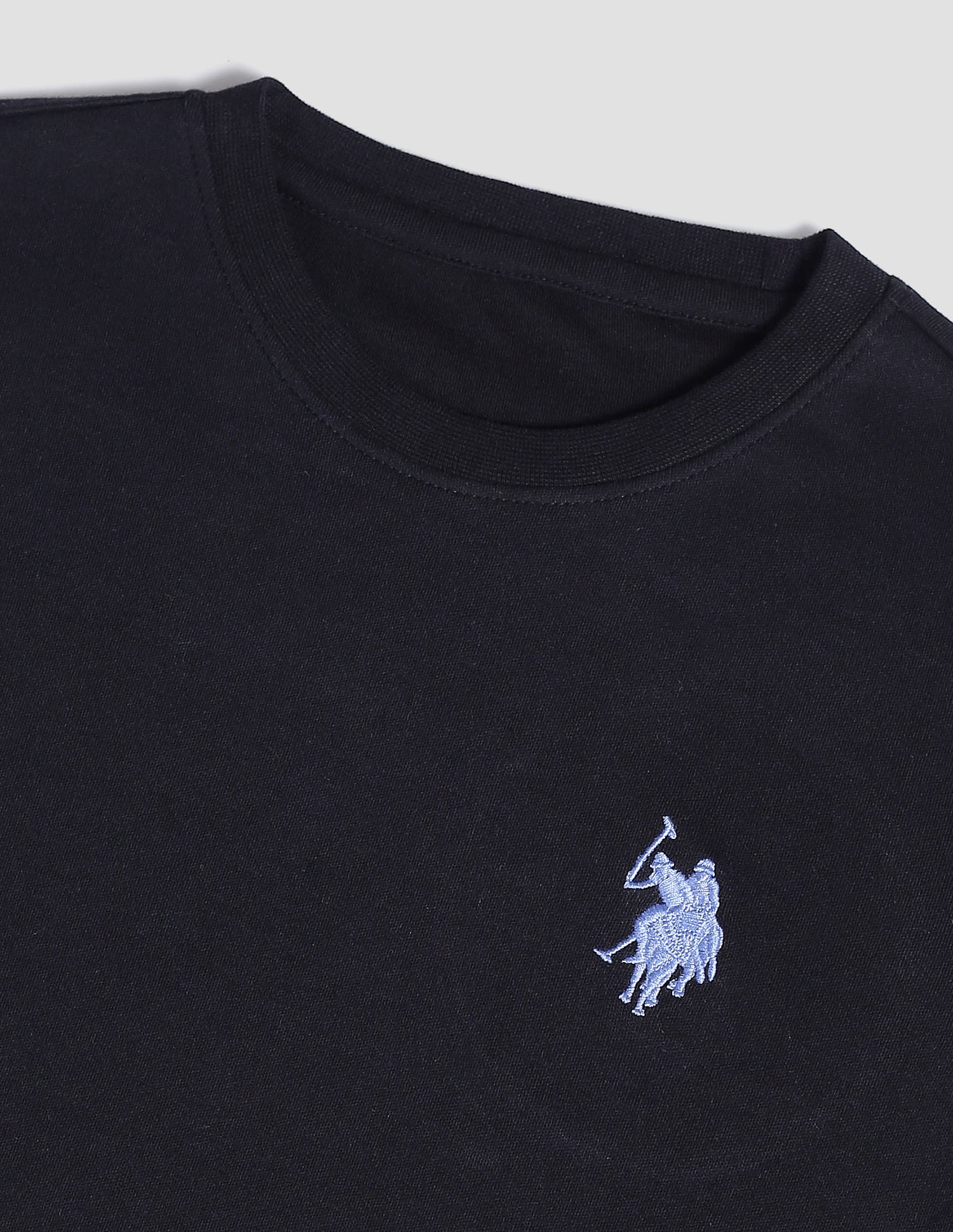 Cotton OKE01 Lounge T-Shirt - Pack Of 1 Black - U.S. POLO ASSN. | Large