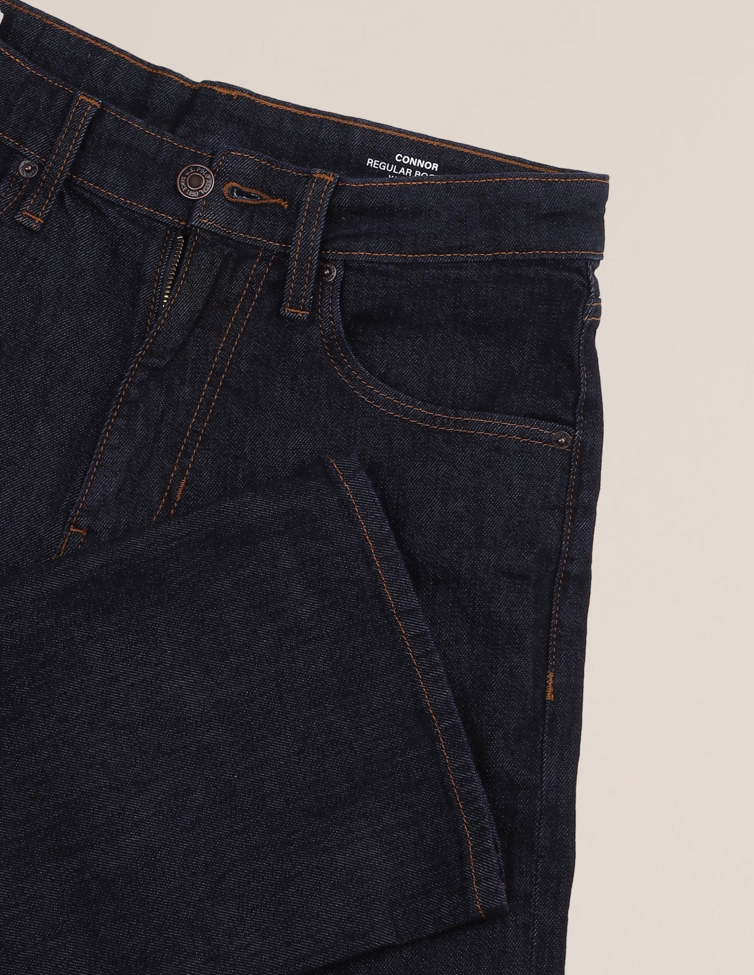 Connor Bootcut Fit Blue Jeans Rinse Blue - U.S. Polo Assn. India | Large