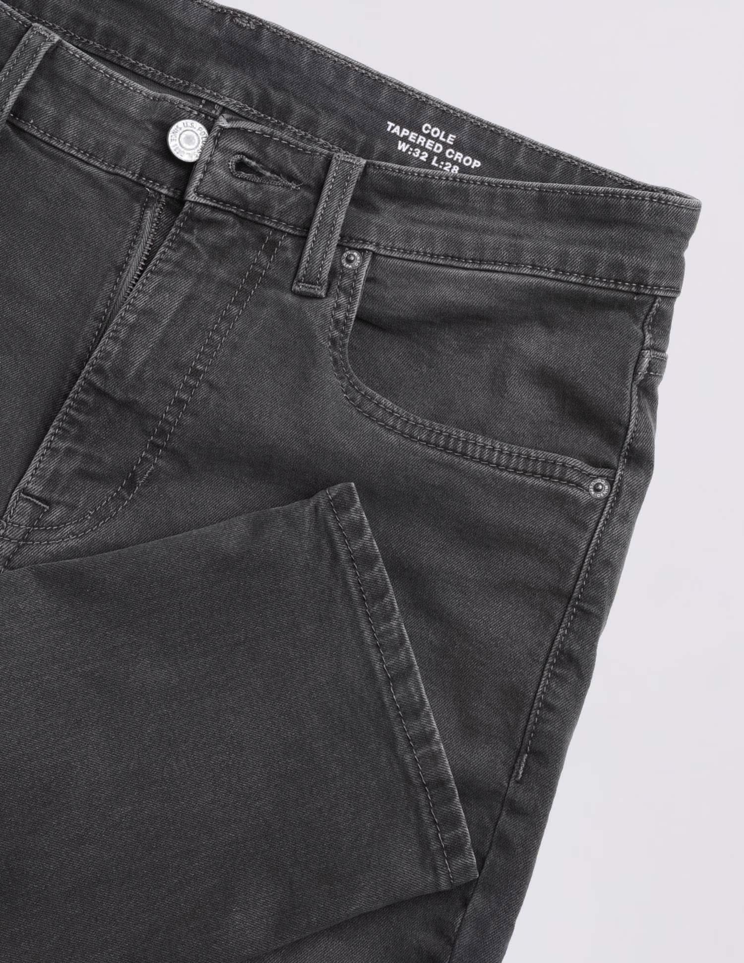 Cole Comfort Cropped Fit Grey Jeans Grey - U.S. POLO ASSN. | Large