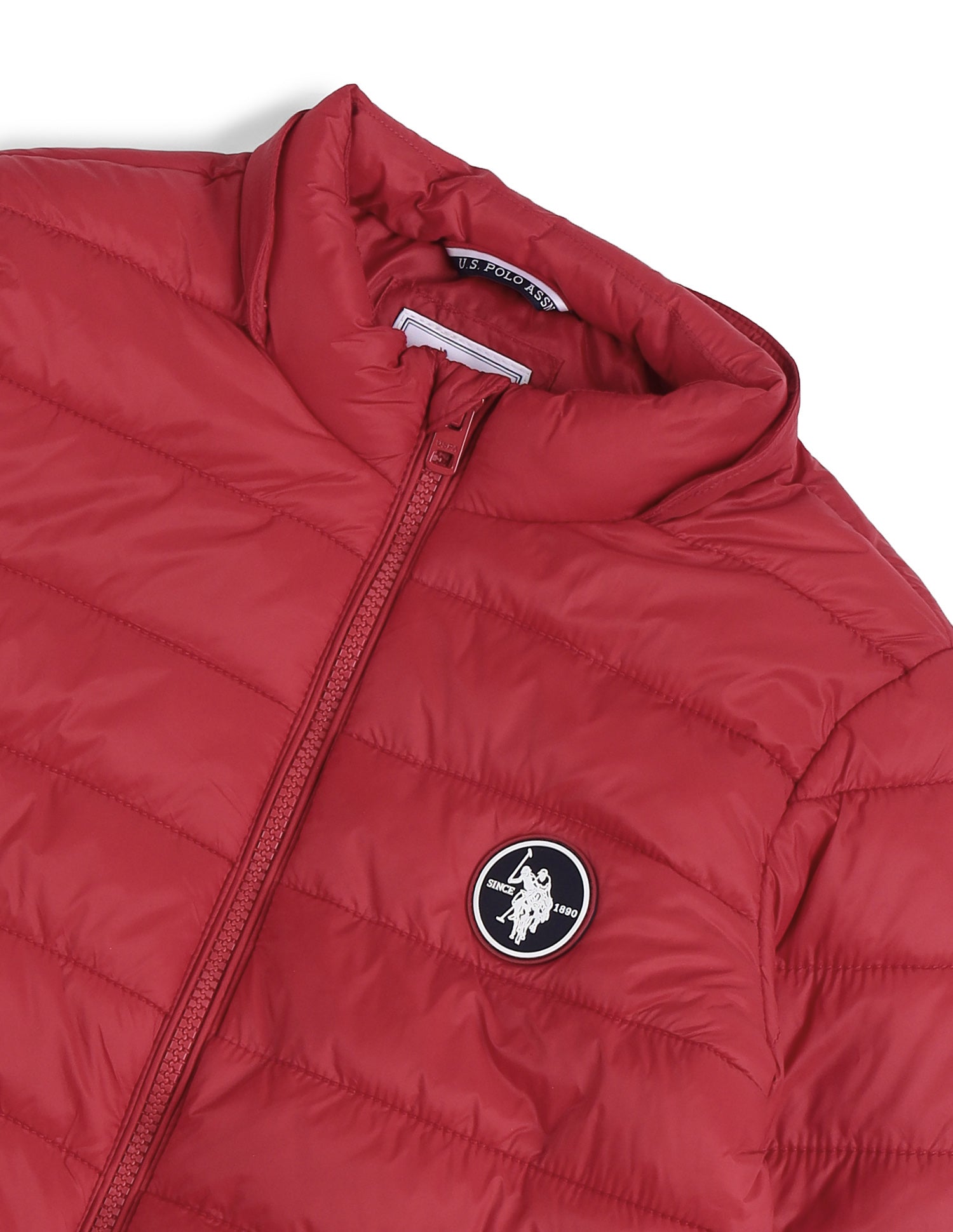 Boys Solid Hooded Jacket Red - U.S. POLO ASSN. | Large