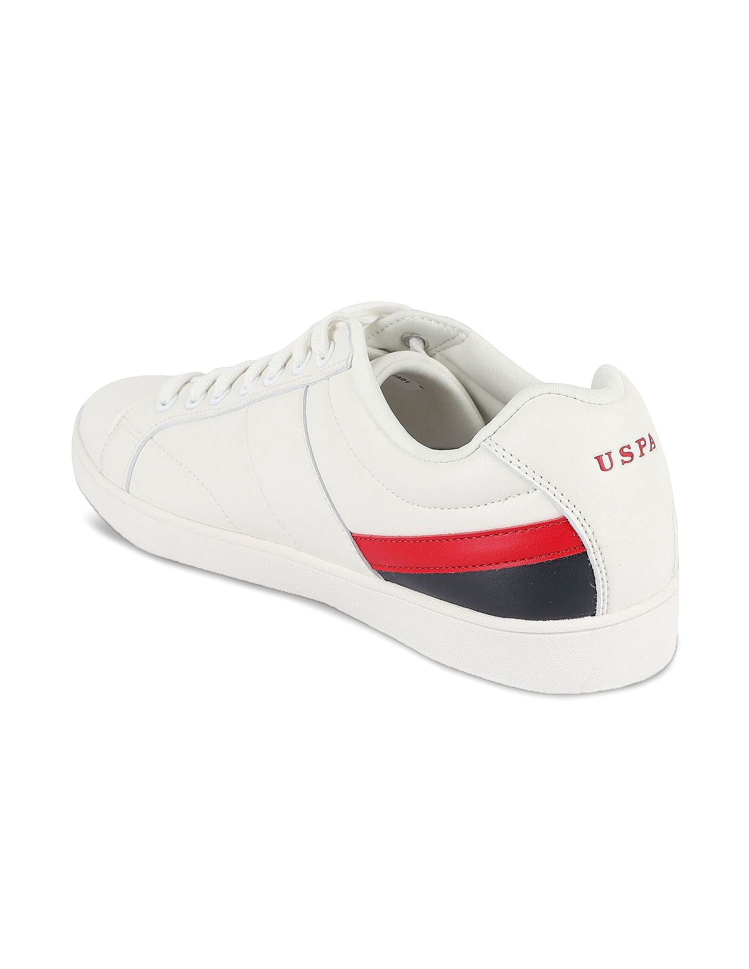 Panelled Lace Up Salvin 2.0 Sneakers Off-White - U.S. POLO ASSN. | Large