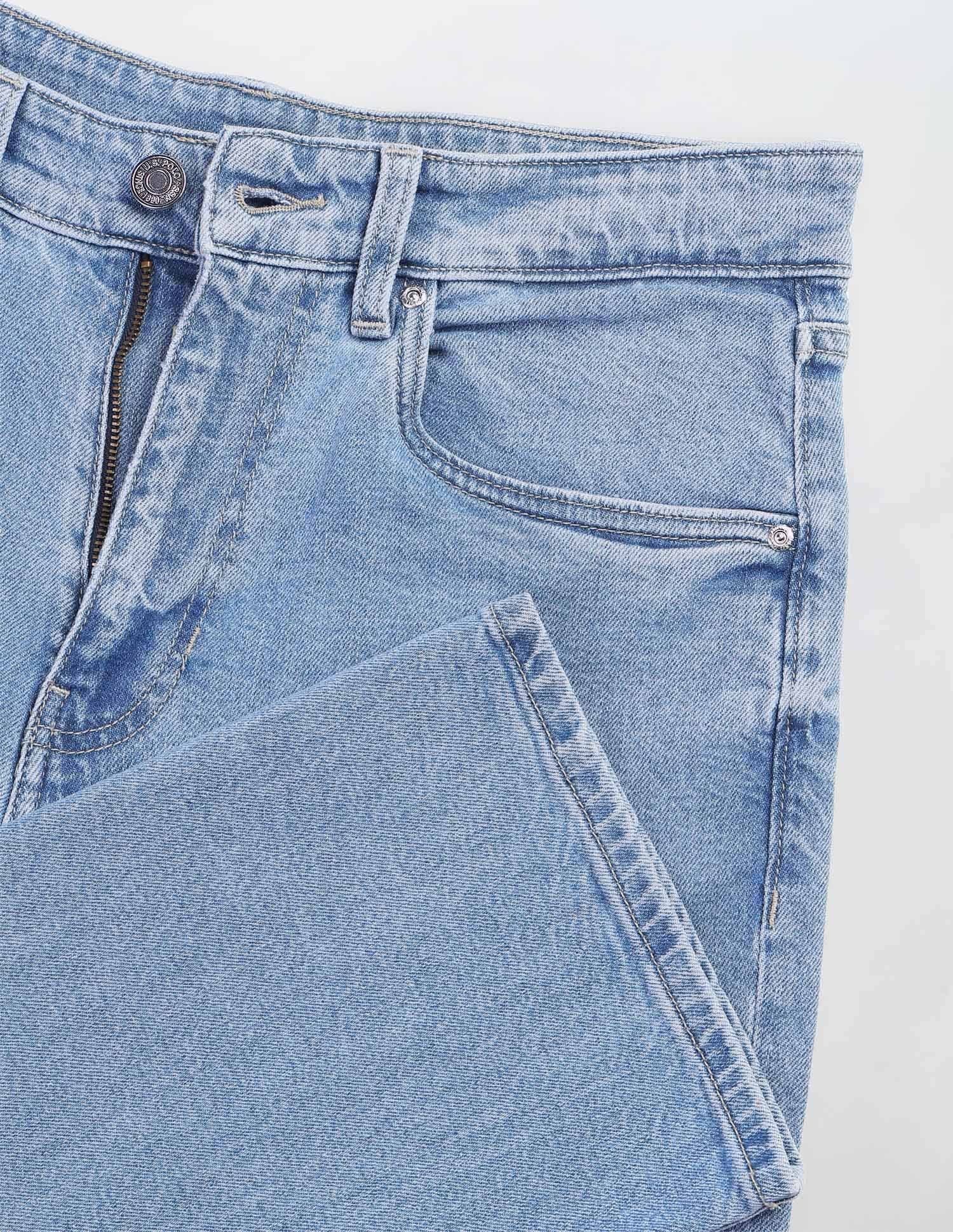 Connor Bootcut Fit Blue Jeans Light Blue - U.S. Polo Assn. India | Large