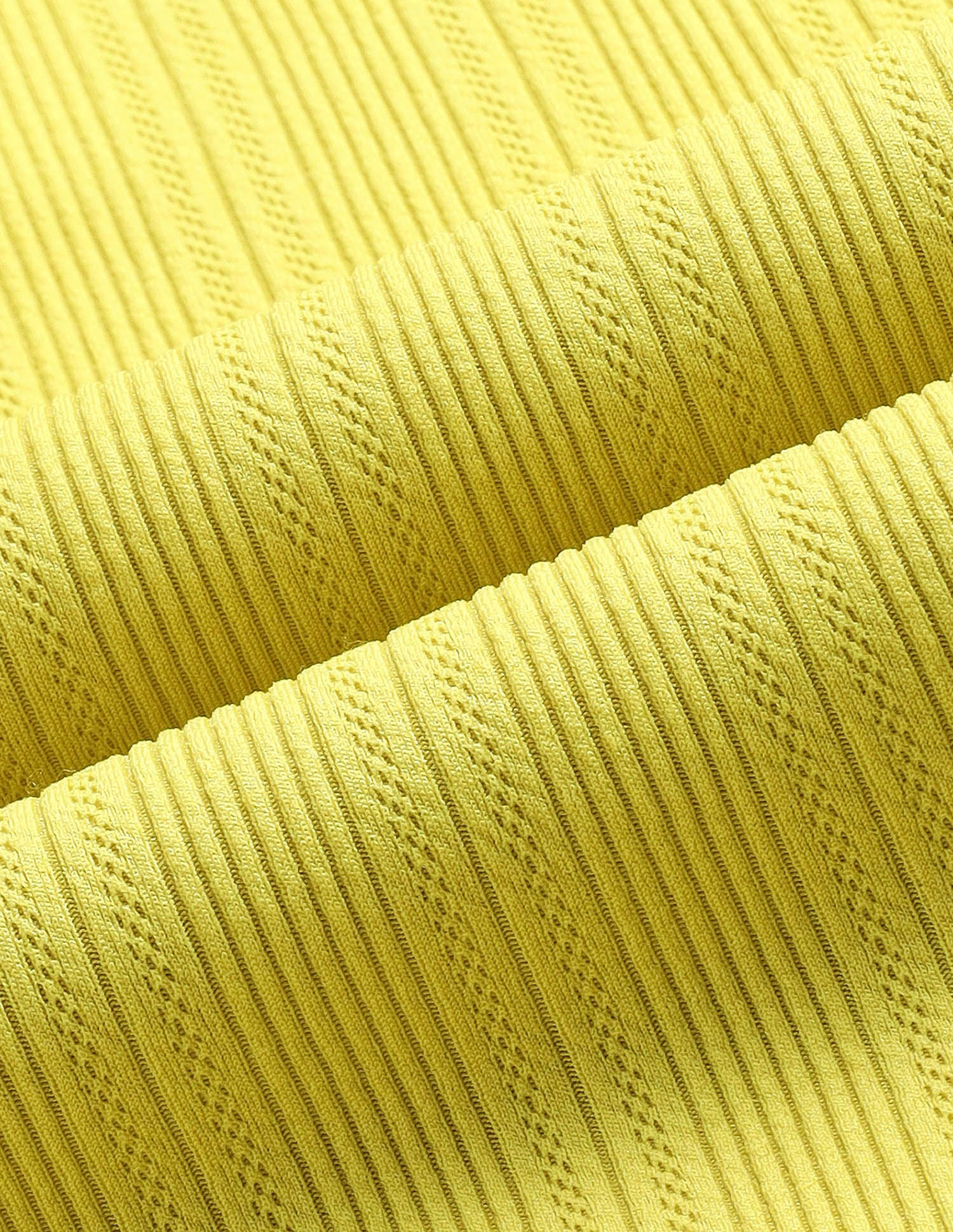 Textured Vertical Striped Regular Fit Polo Shirt Lime Green - U.S. Polo Assn. India | Large