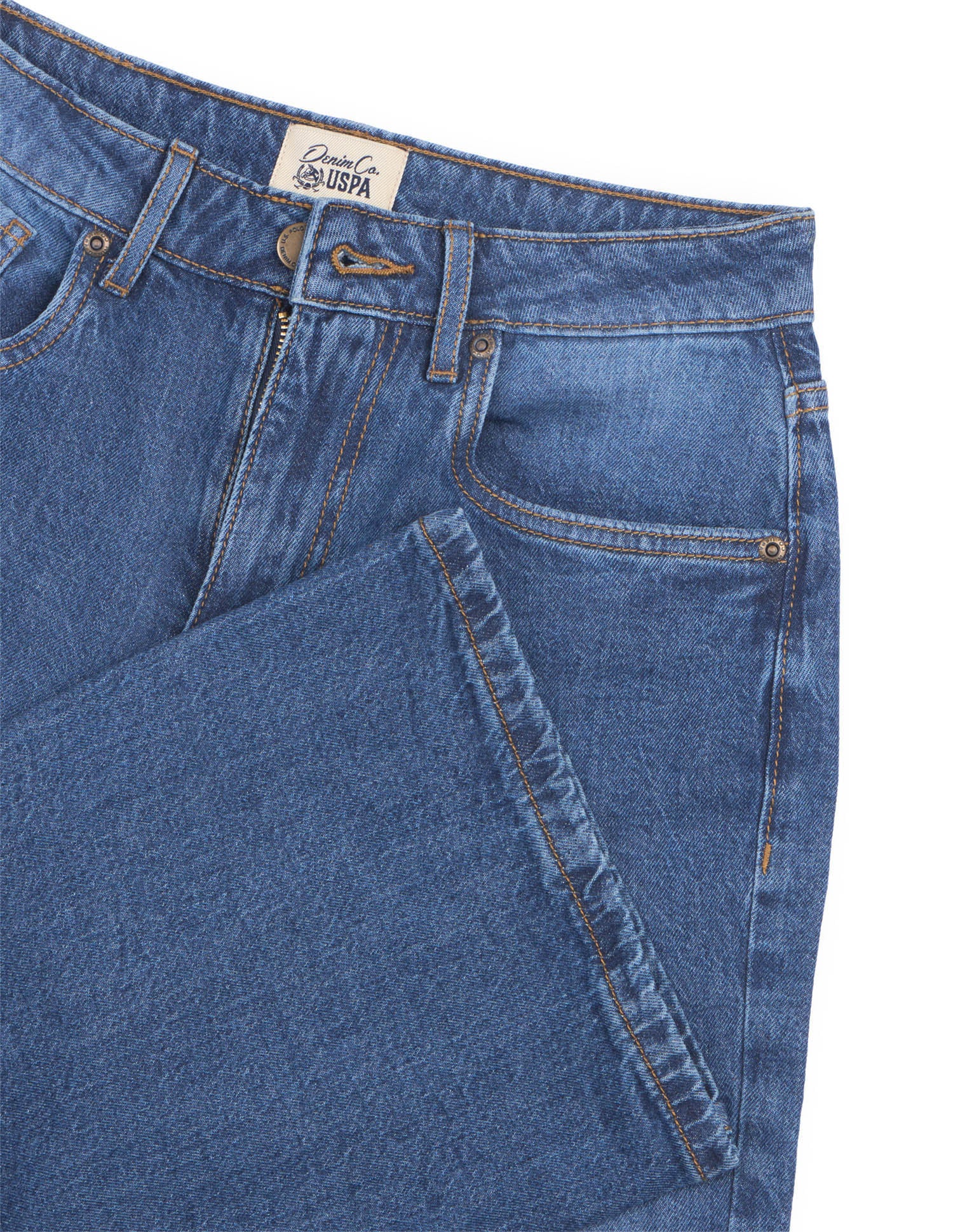 High Rise Bootcut Fit Jeans Dark Blue - U.S. Polo Assn. India | Large