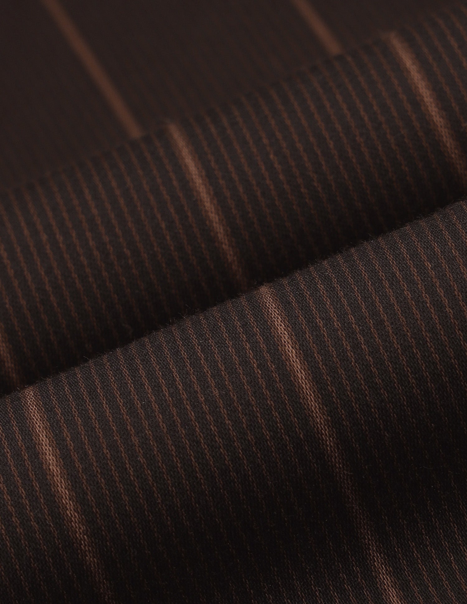 Vertical Striped Satin Shirt Brown - U.S. Polo Assn. India | Large