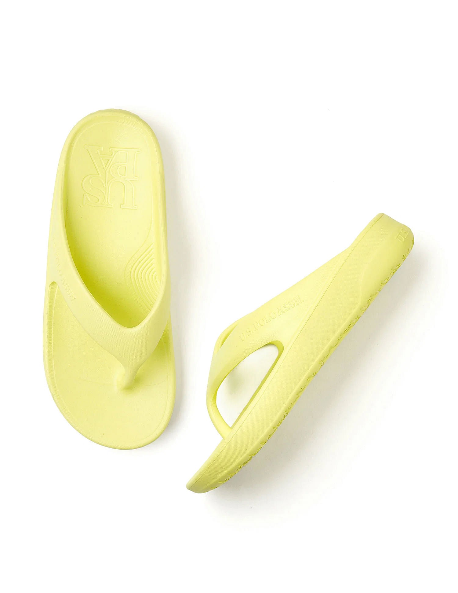 Men Axel 2.0 Yellow Foam Walk Flip Flop Yellow - U.S. POLO ASSN. | Large