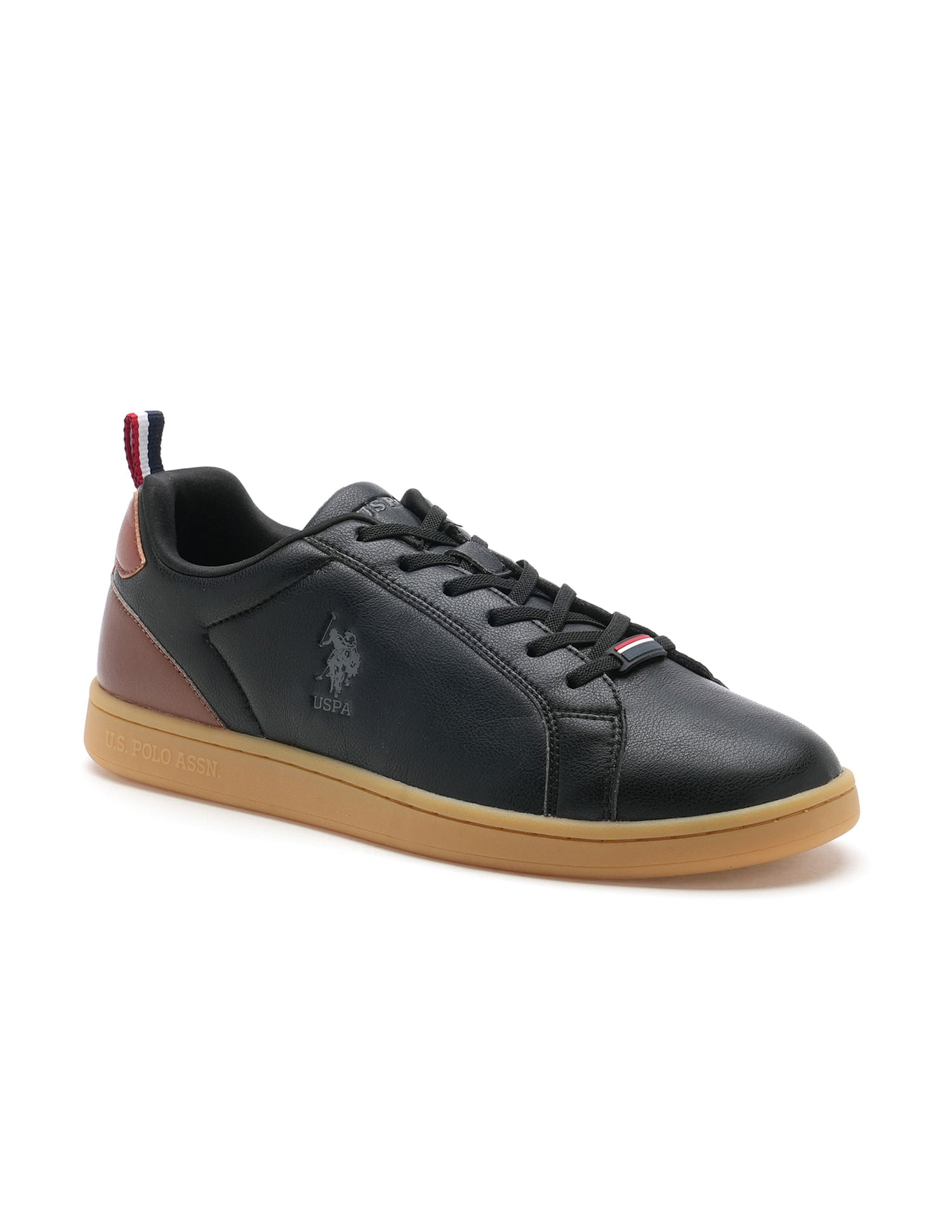 Men Stefan 2.0 Black All Day Sneakers Black - U.S. Polo Assn. India | Large