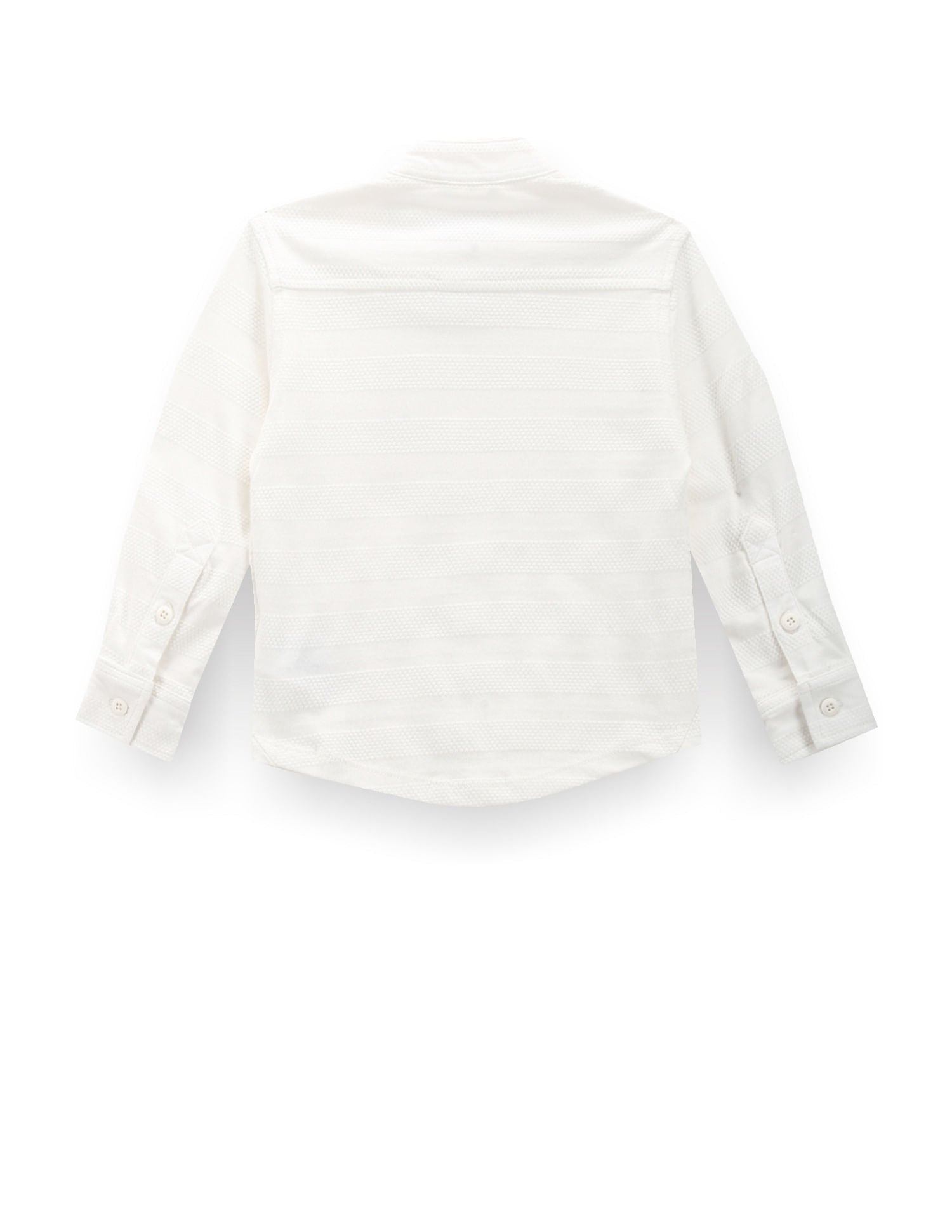 Boys Horizontal Stripe Knit Shirt Off White - U.S. POLO ASSN. | Large