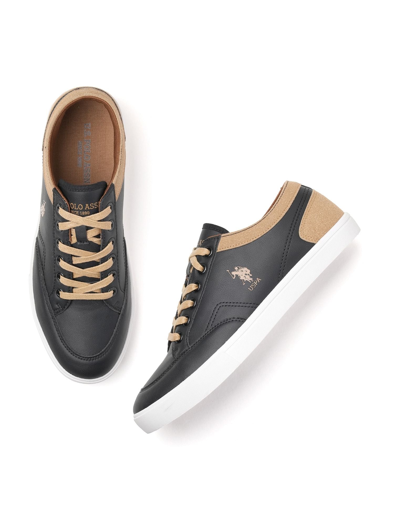 Men Monton 7.0 Solid Sneakers Black - U.S. POLO ASSN. | Large