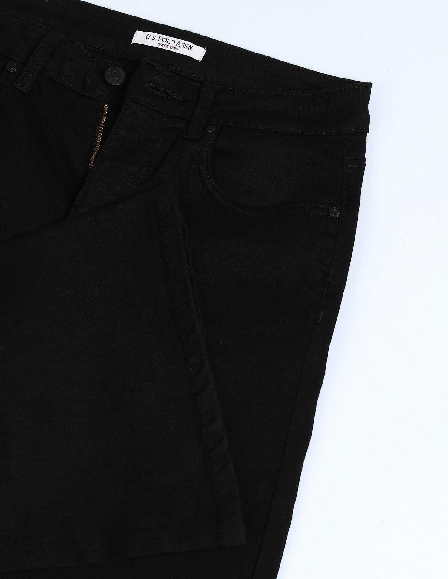 High Rise Extreme Flare Fit Jeans Black - U.S. POLO ASSN. | Large