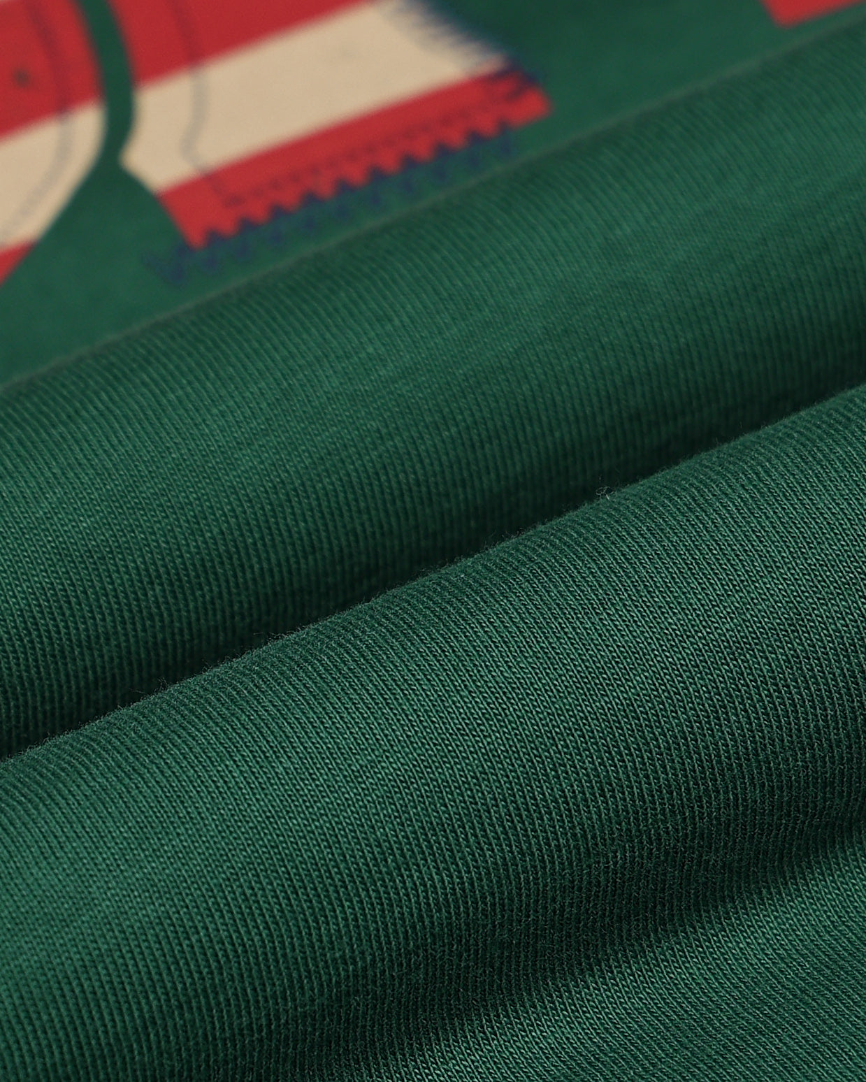 Brand Printed Muscle Fit T-Shirt Dark Green - U.S. Polo Assn. India | Large