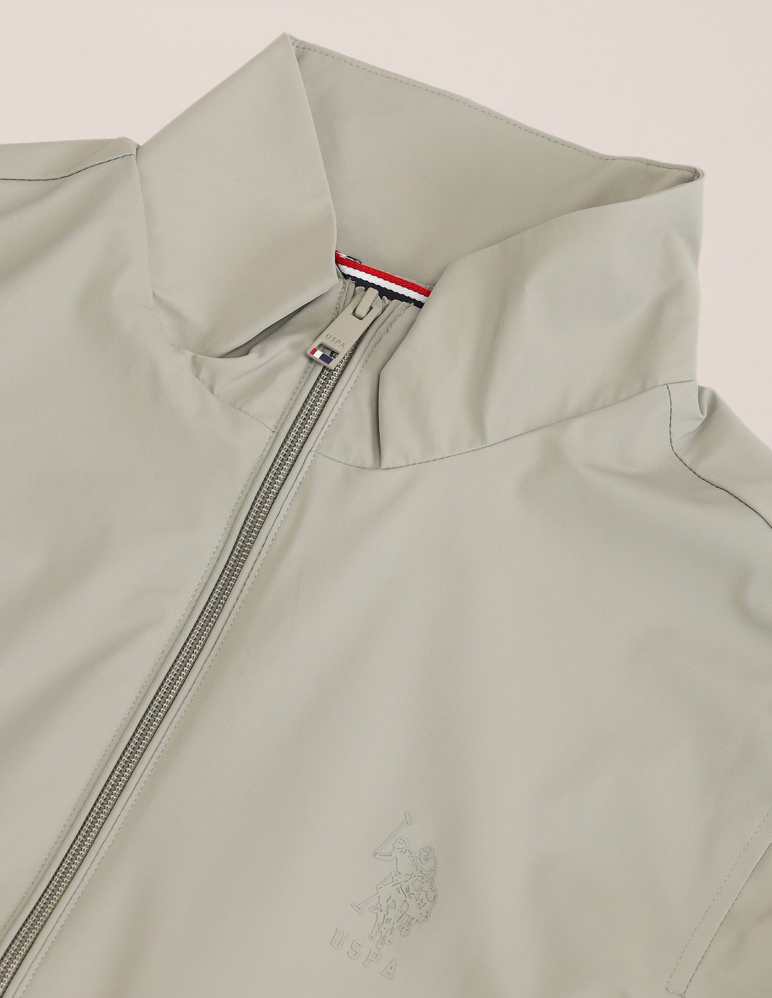 Colour Blocked Regular Fit Jacket Light Green - U.S. POLO ASSN. | Large