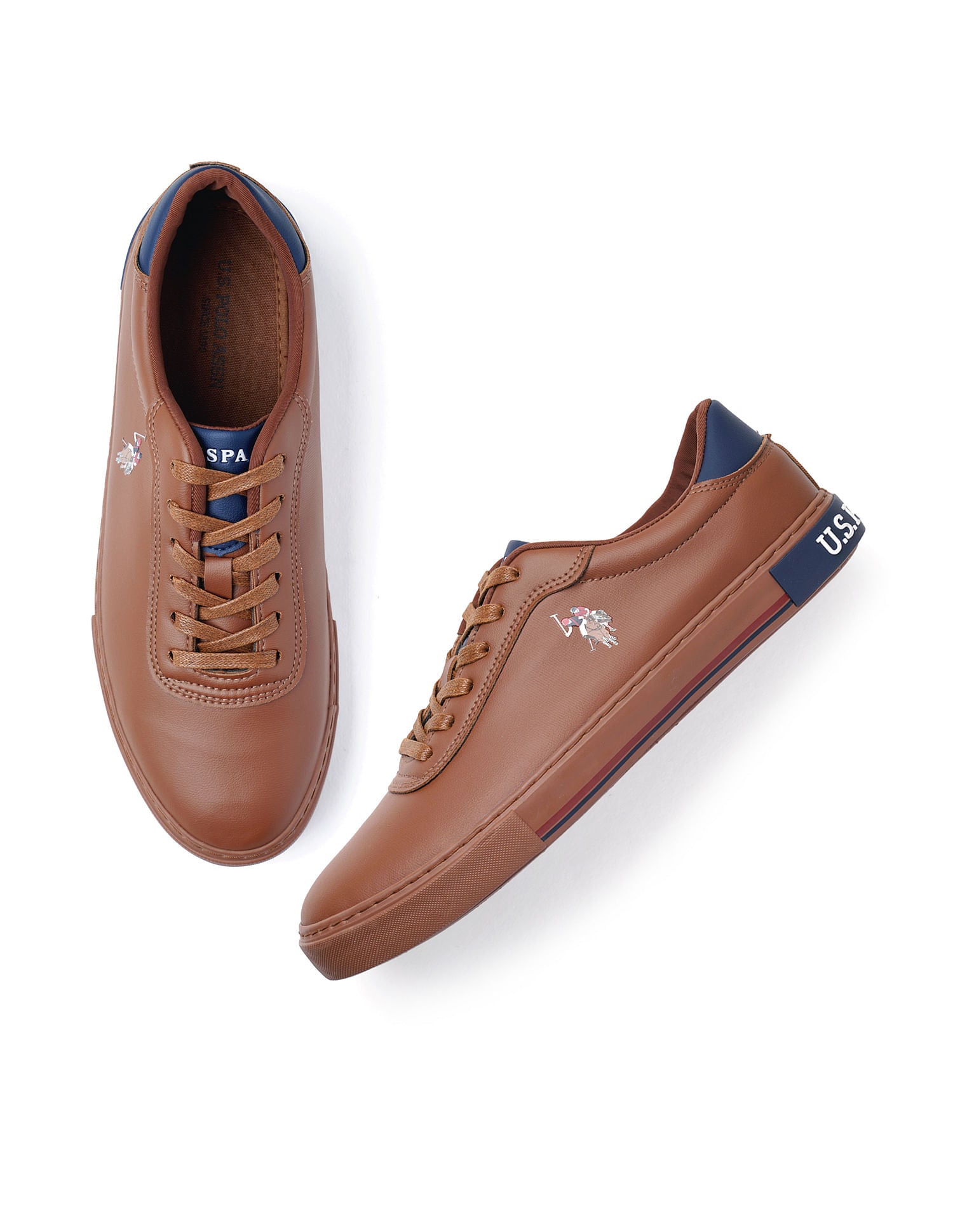 Men Logo Moore 3.0 Sneakers Tan - U.S. POLO ASSN. | Large