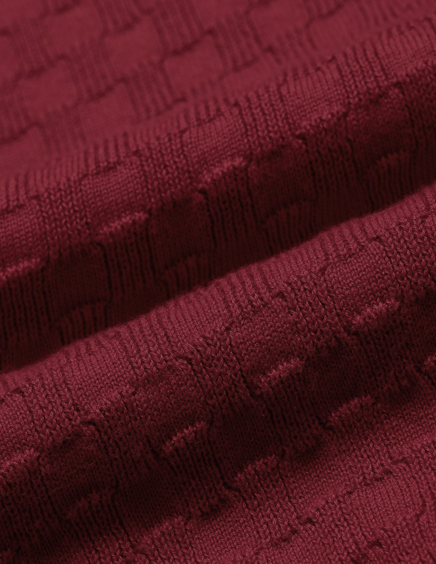 Boys Textured Regular Fit Sweater Maroon - U.S. POLO ASSN. | Large