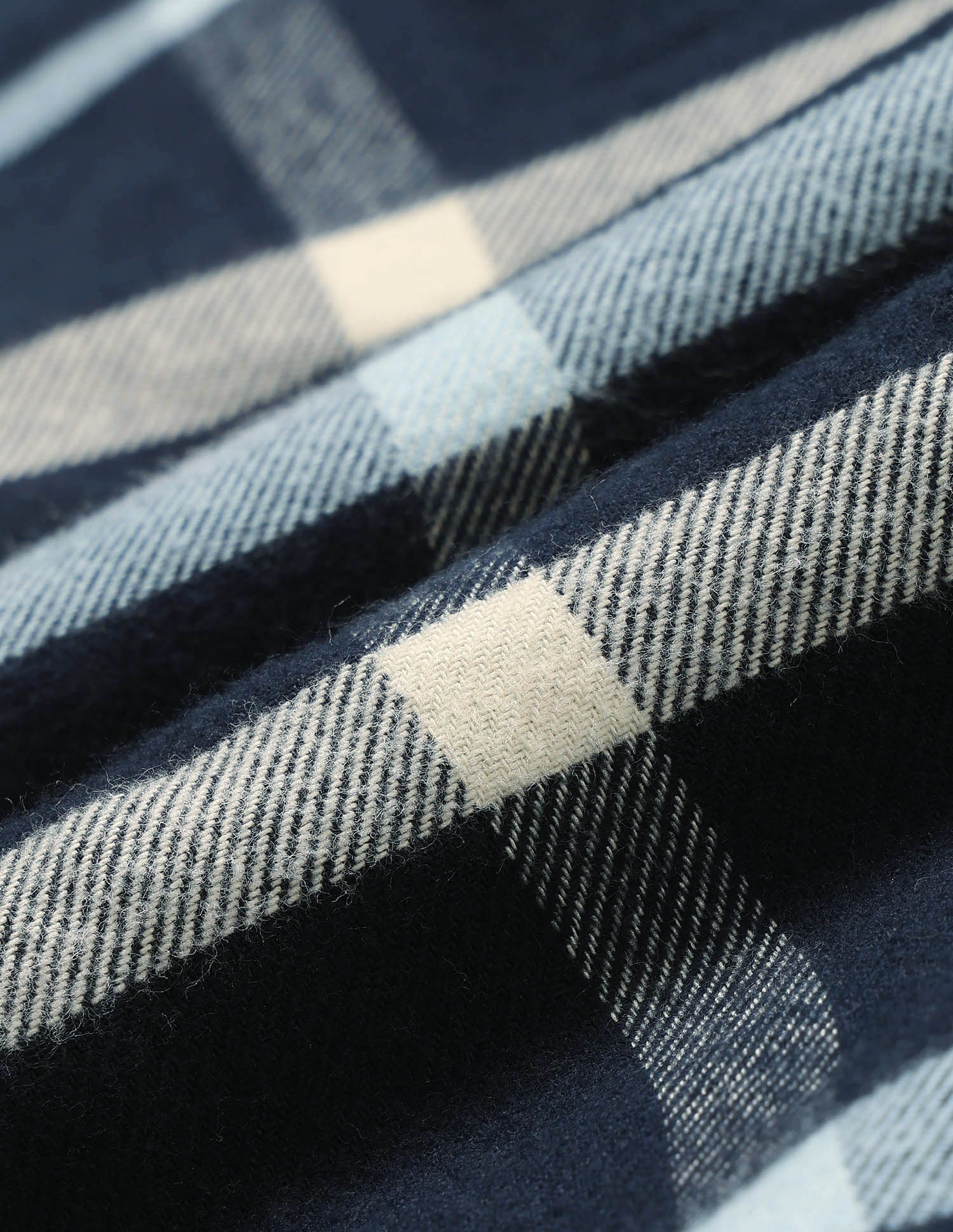 Boys Windowpane Checked Twill Shirt Navy - U.S. POLO ASSN. | Large