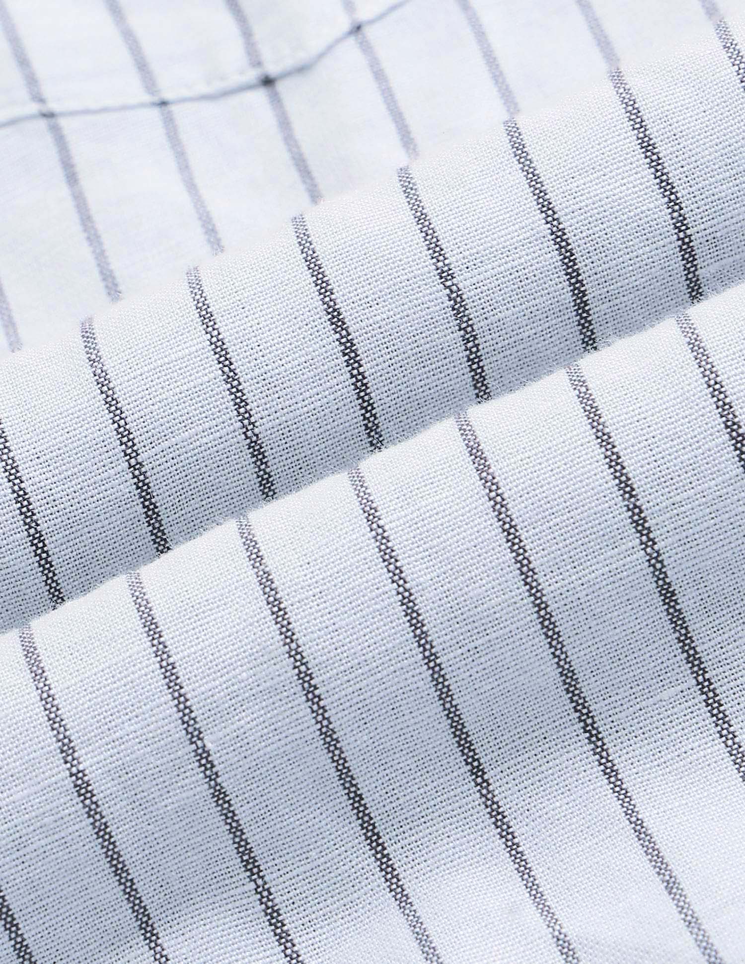 Vertical Striped Tailored Fit Shirt Grey - U.S. POLO ASSN. | Large