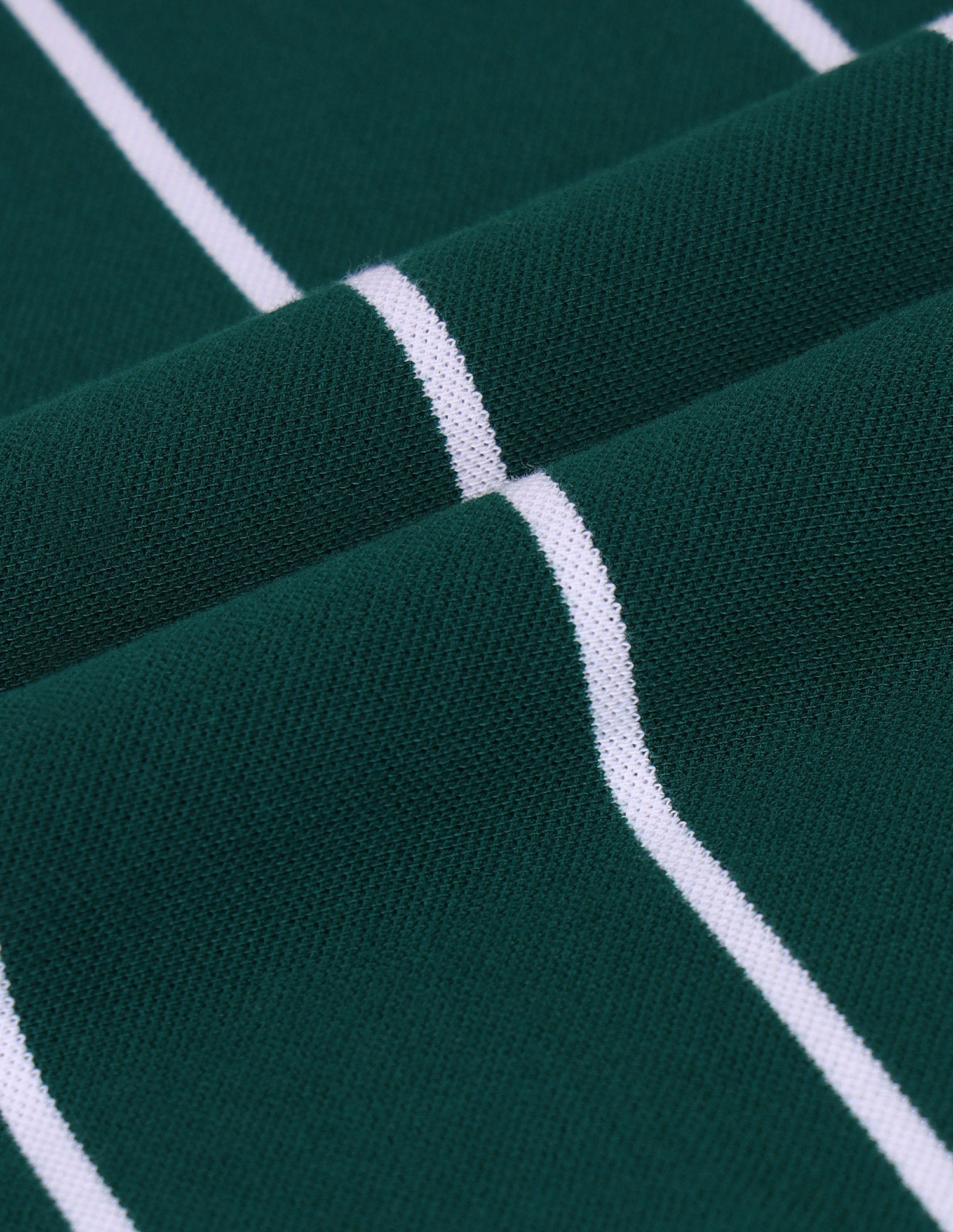 Boys Vertical Striped Regular Fit T-Shirt Dark Green - U.S. Polo Assn. India | Large