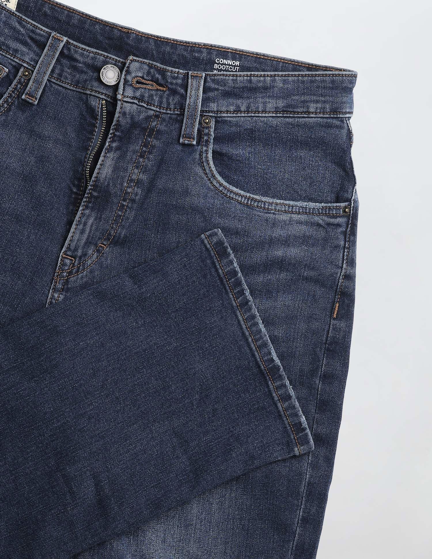 Connor Bootcut Fit Blue Jeans Tinted Wash - U.S. Polo Assn. India | Large