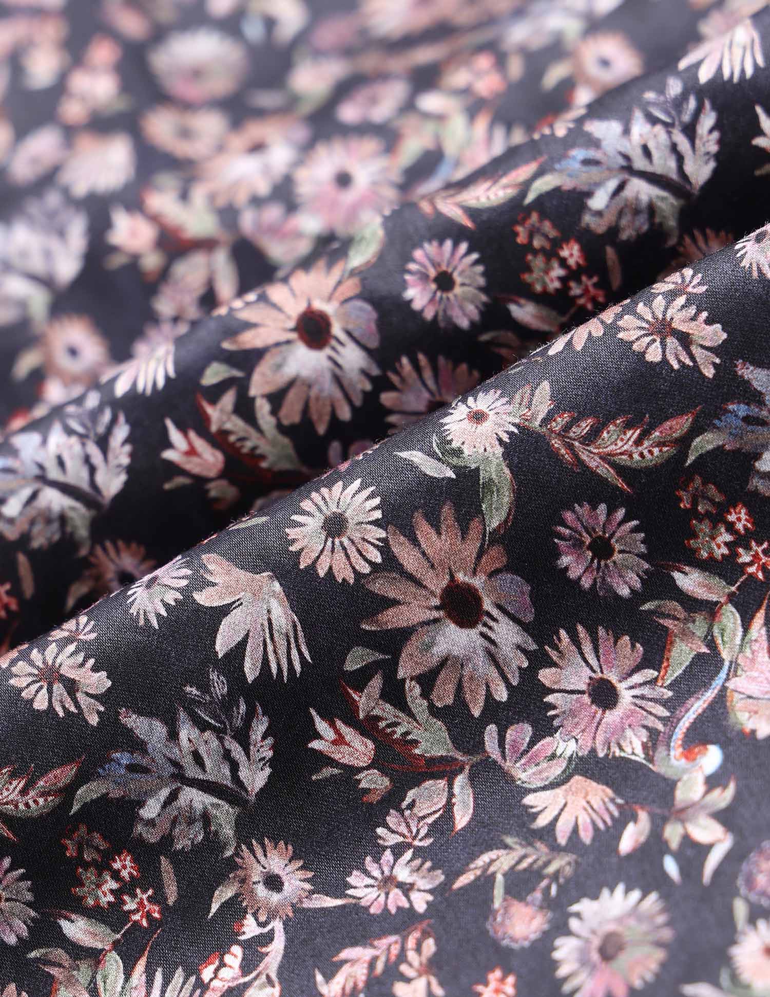 Floral Printed Pure Cotton Shirt Light Navy - U.S. Polo Assn. India | Large