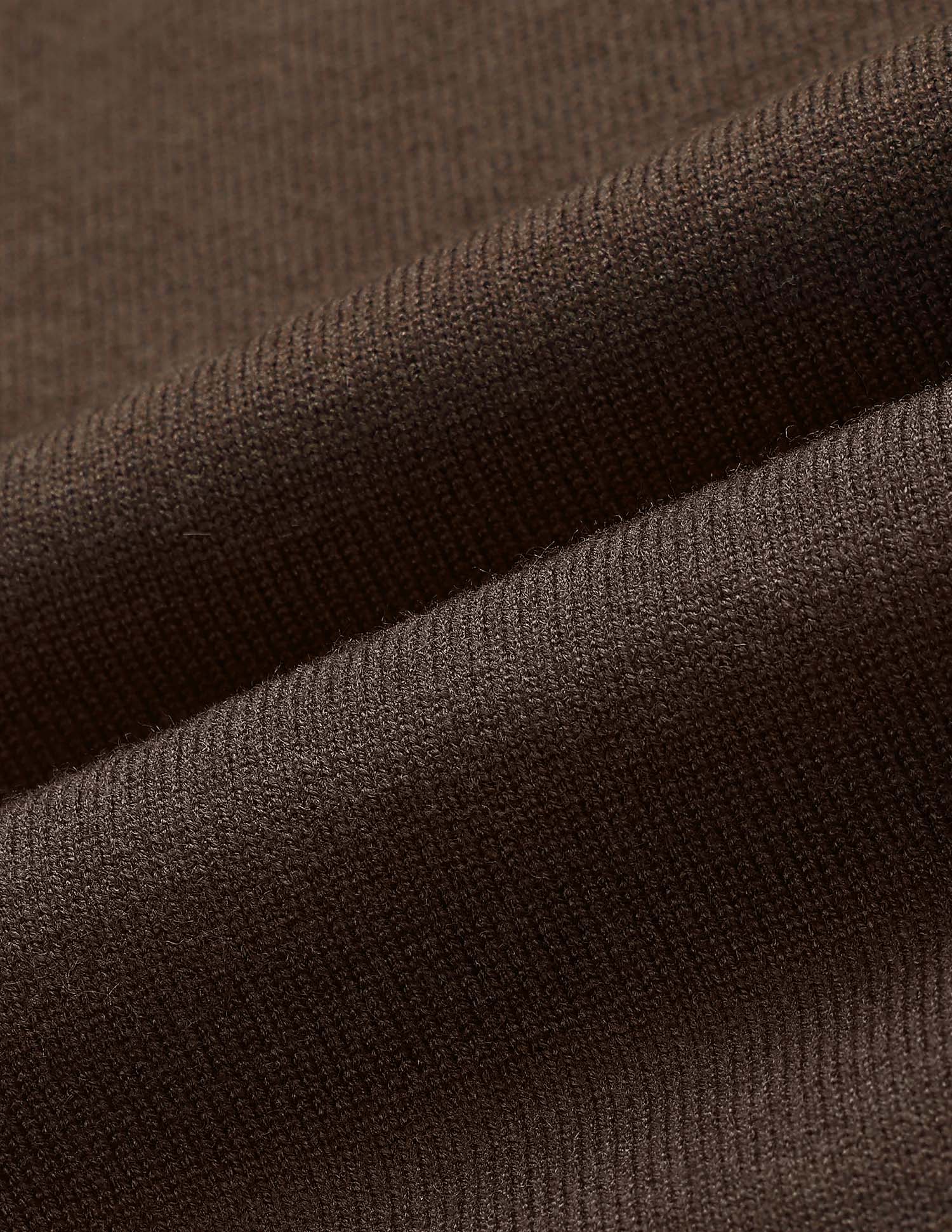 Mock Neck Regular Fit Sweater Dark Brown - U.S. POLO ASSN. | Large