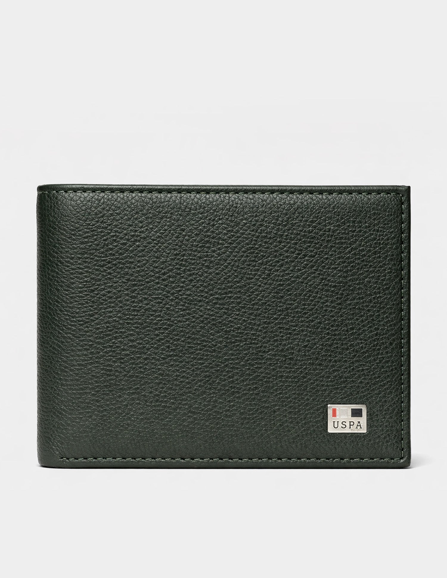Bi-Fold Solid Wallet Olive - U.S. Polo Assn. India | Large