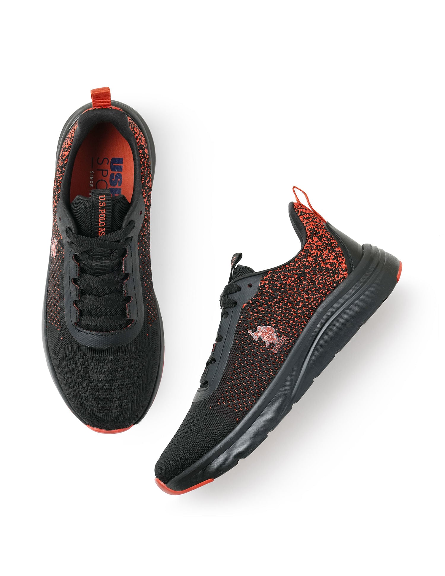 Men Abstract Narlin Sneakers Black - U.S. POLO ASSN. | Large