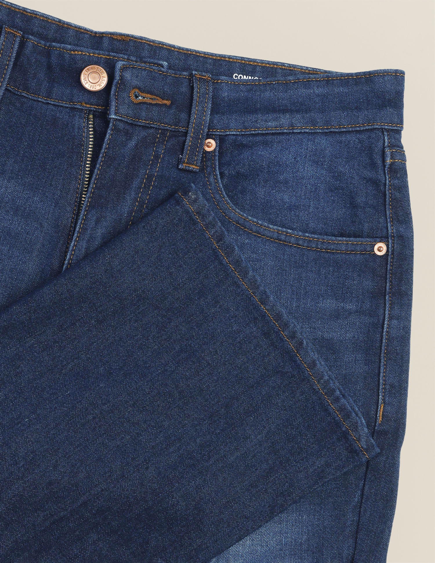 Connor Bootcut Fit Blue Jeans Blue - U.S. Polo Assn. India | Large