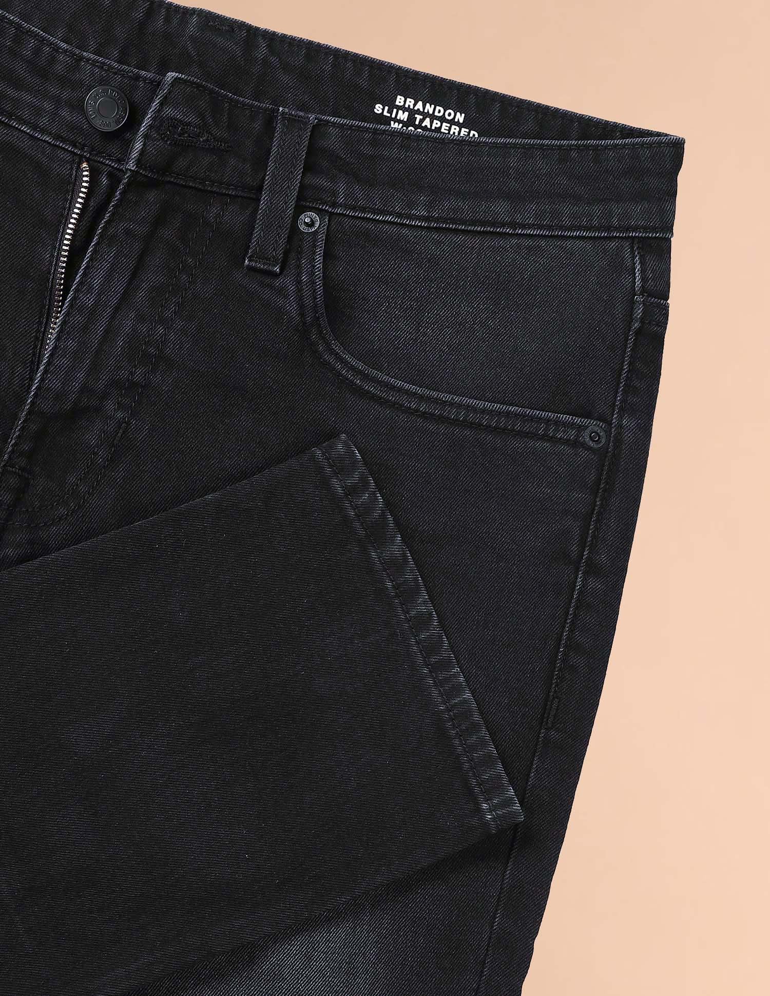 Brandon Slim Tapered Fit Grey Jeans Dark Grey - U.S. POLO ASSN. | Large