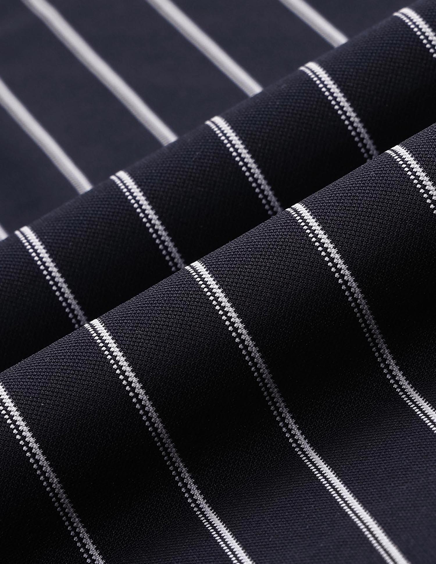 Vertical Striped Regular Fit Polo Shirt Navy - U.S. POLO ASSN. | Large