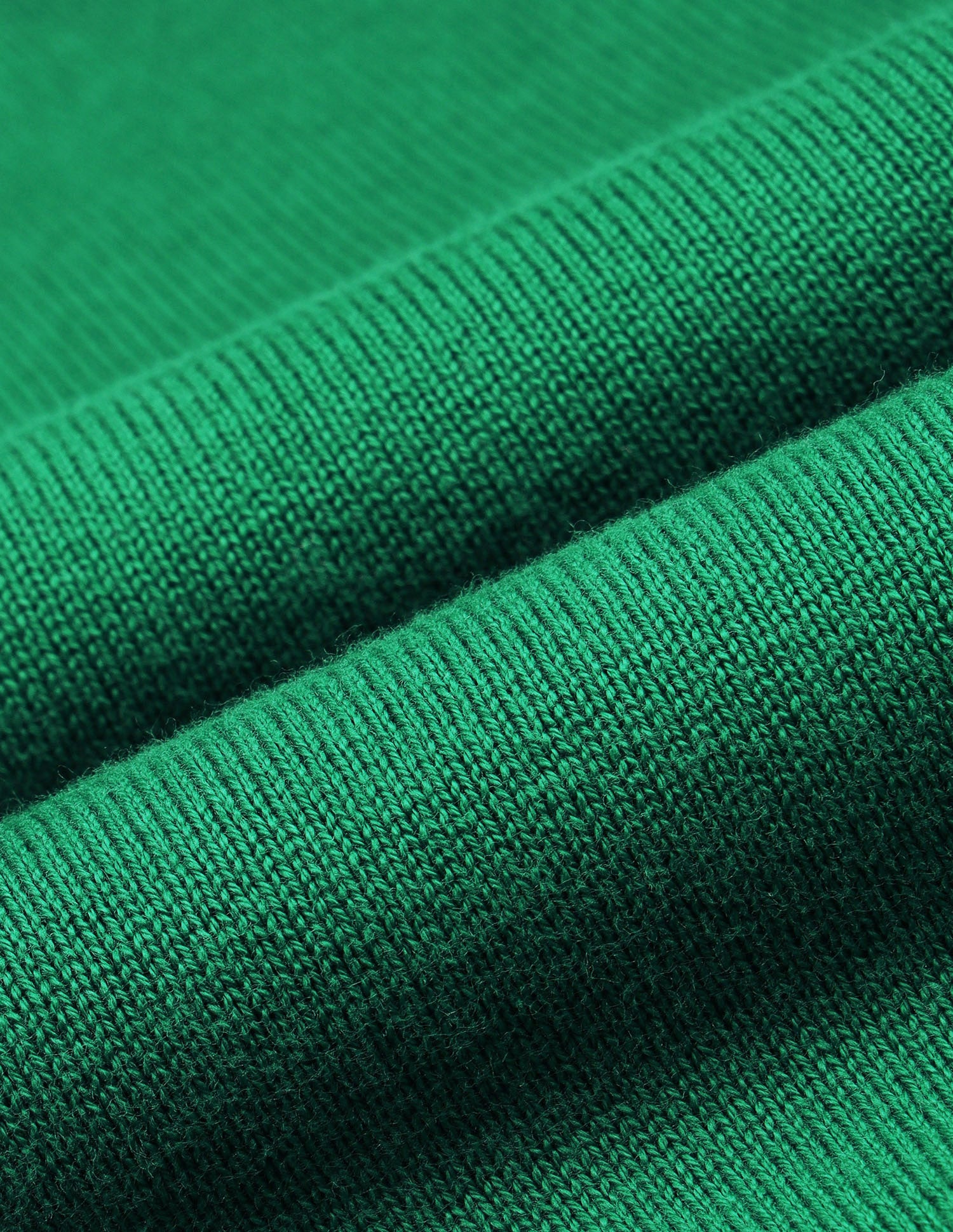 Solid Regular Fit Sweater Green - U.S. Polo Assn. India | Large