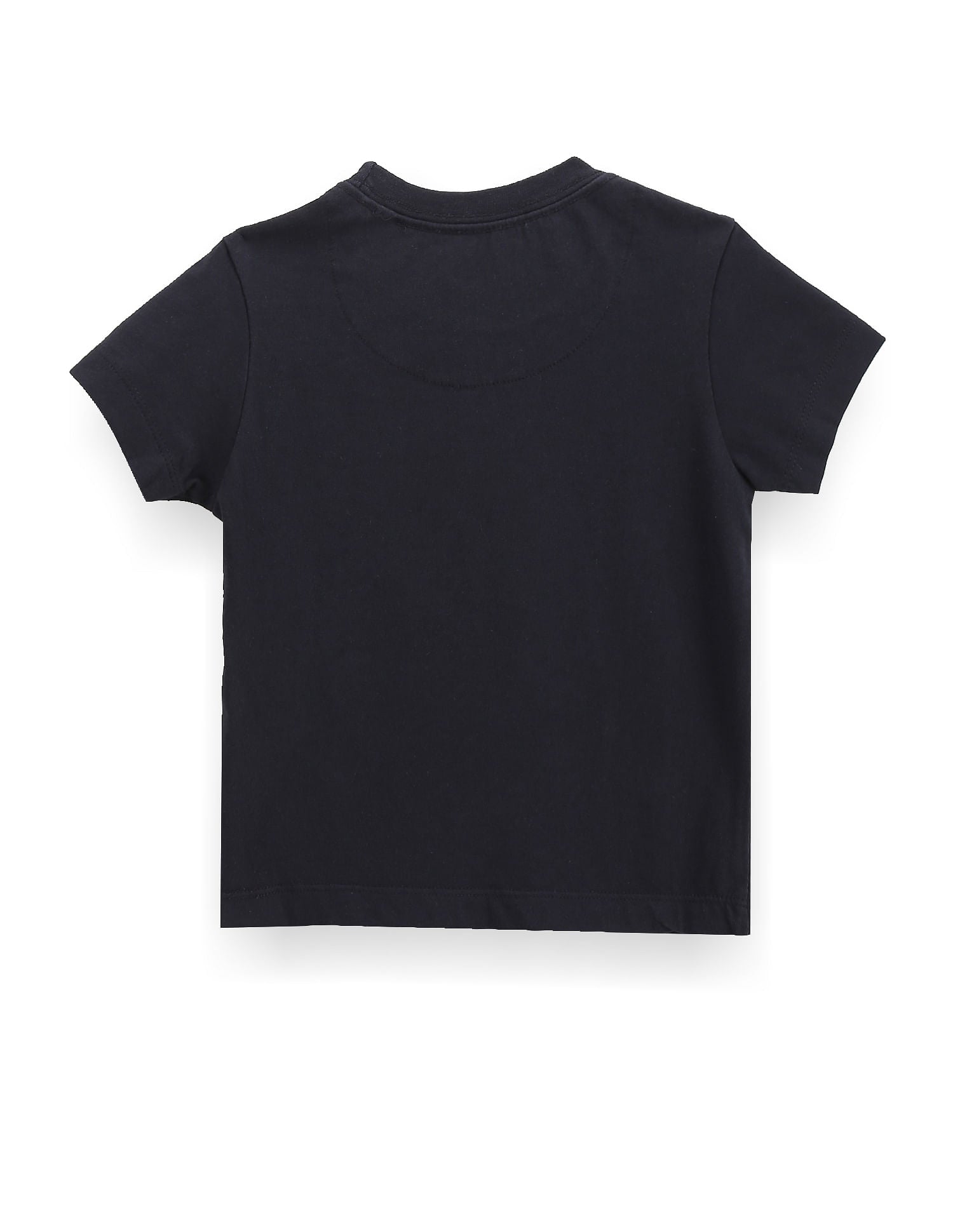 Boys Brand Print Cotton T-Shirt Navy - U.S. Polo Assn. India | Large