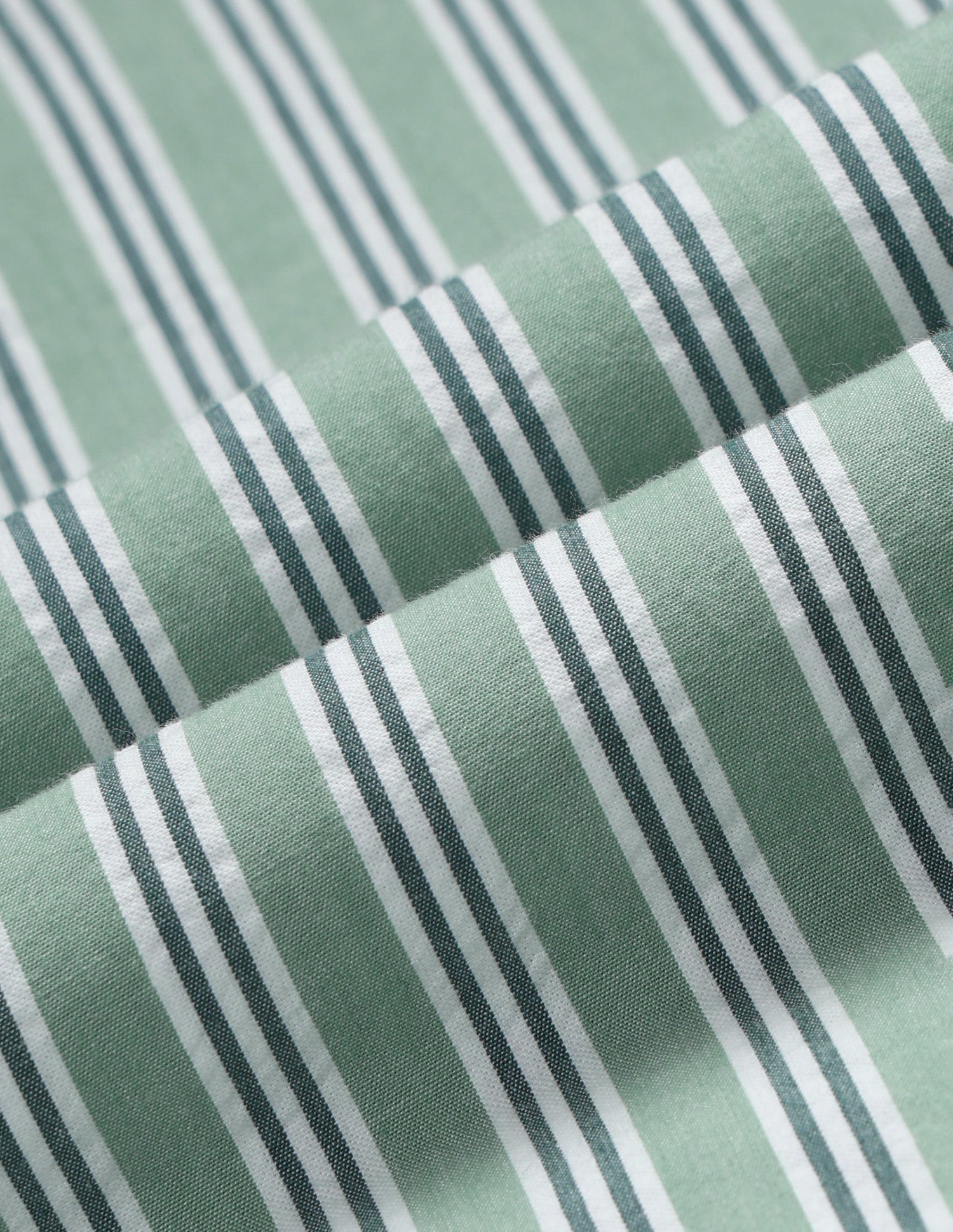 Vertical Striped Seersucker Shirt Light Green - U.S. Polo Assn. India | Large